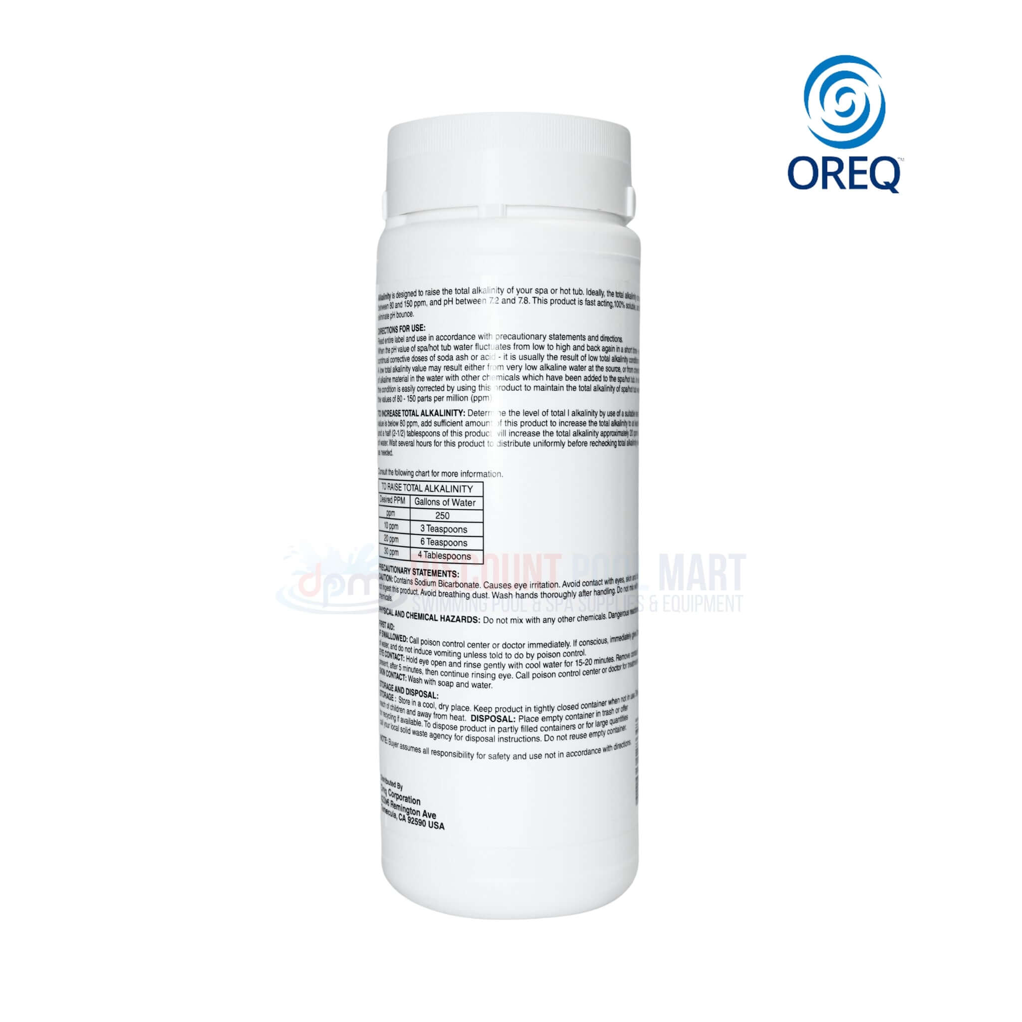 Oreq Clear Spa Alkalinity Increaser | 2lb | CSTA002