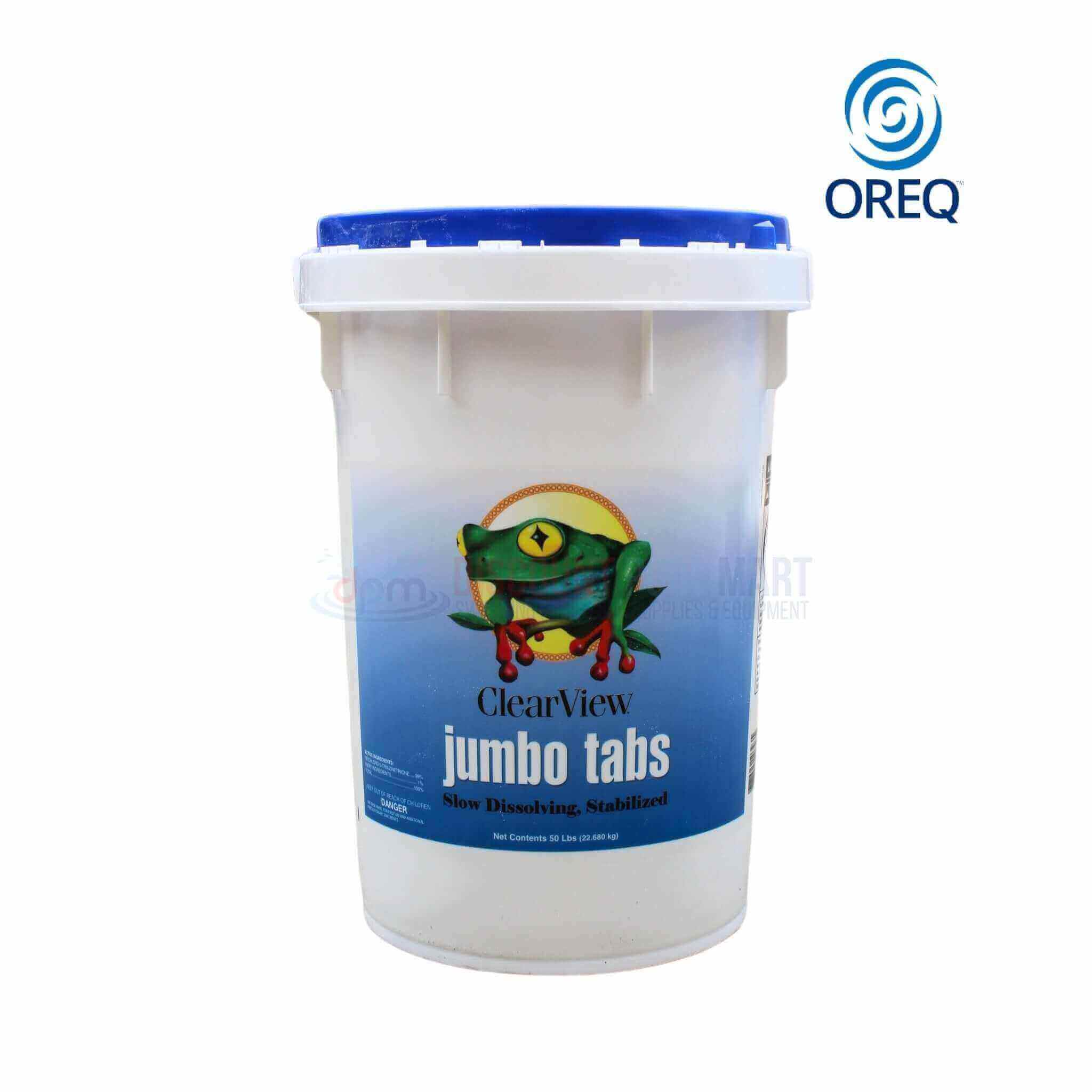 OREQ ClearView 3 Inch Chlorine Tablets 50 Lbs Trichlor