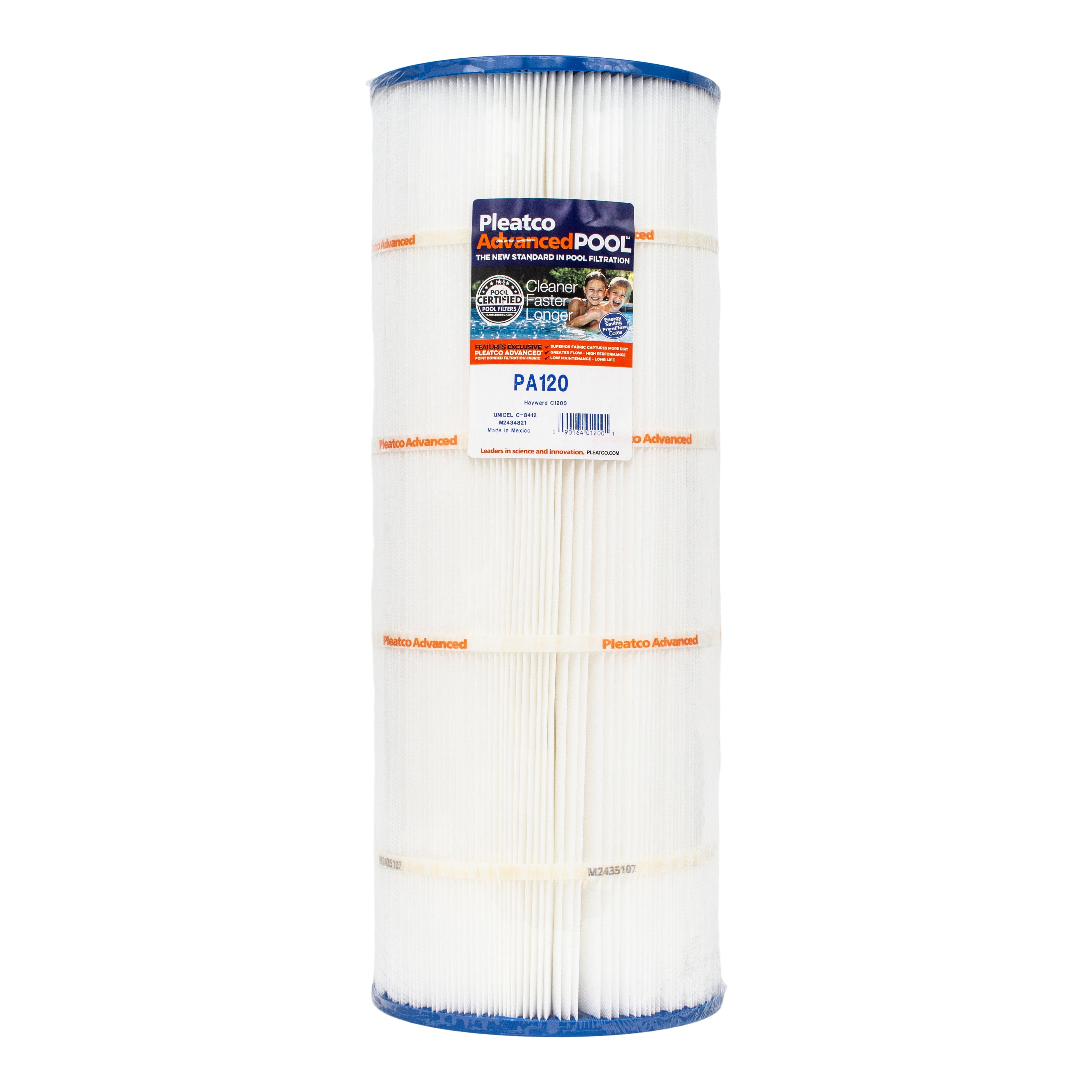 Pleatco PA120 Filter Cartridge for Superior Pool and Spa Filtration