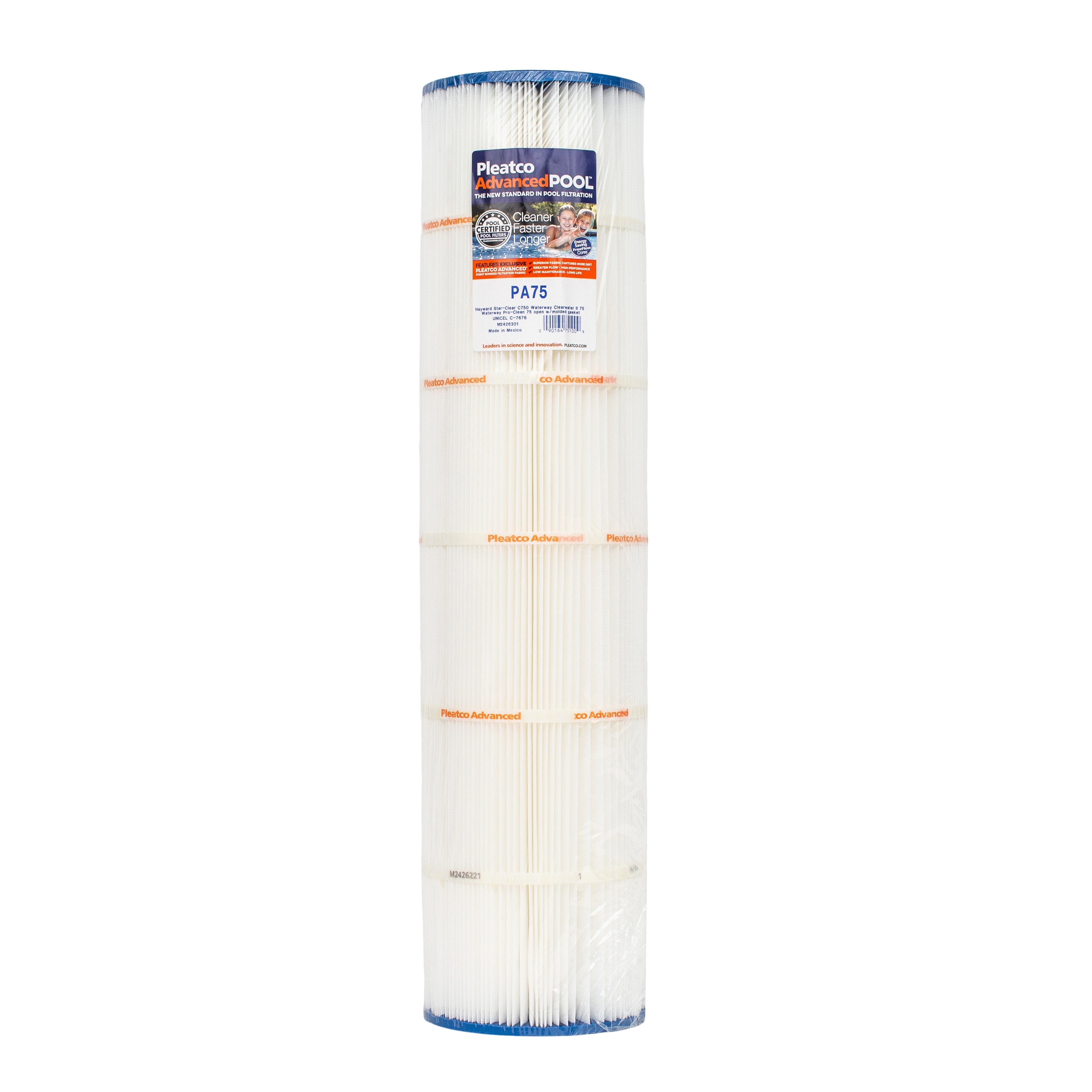 Pleatco PA75 Pool and Spa Filter Cartridge for Superior Dirt Capture and Filtration