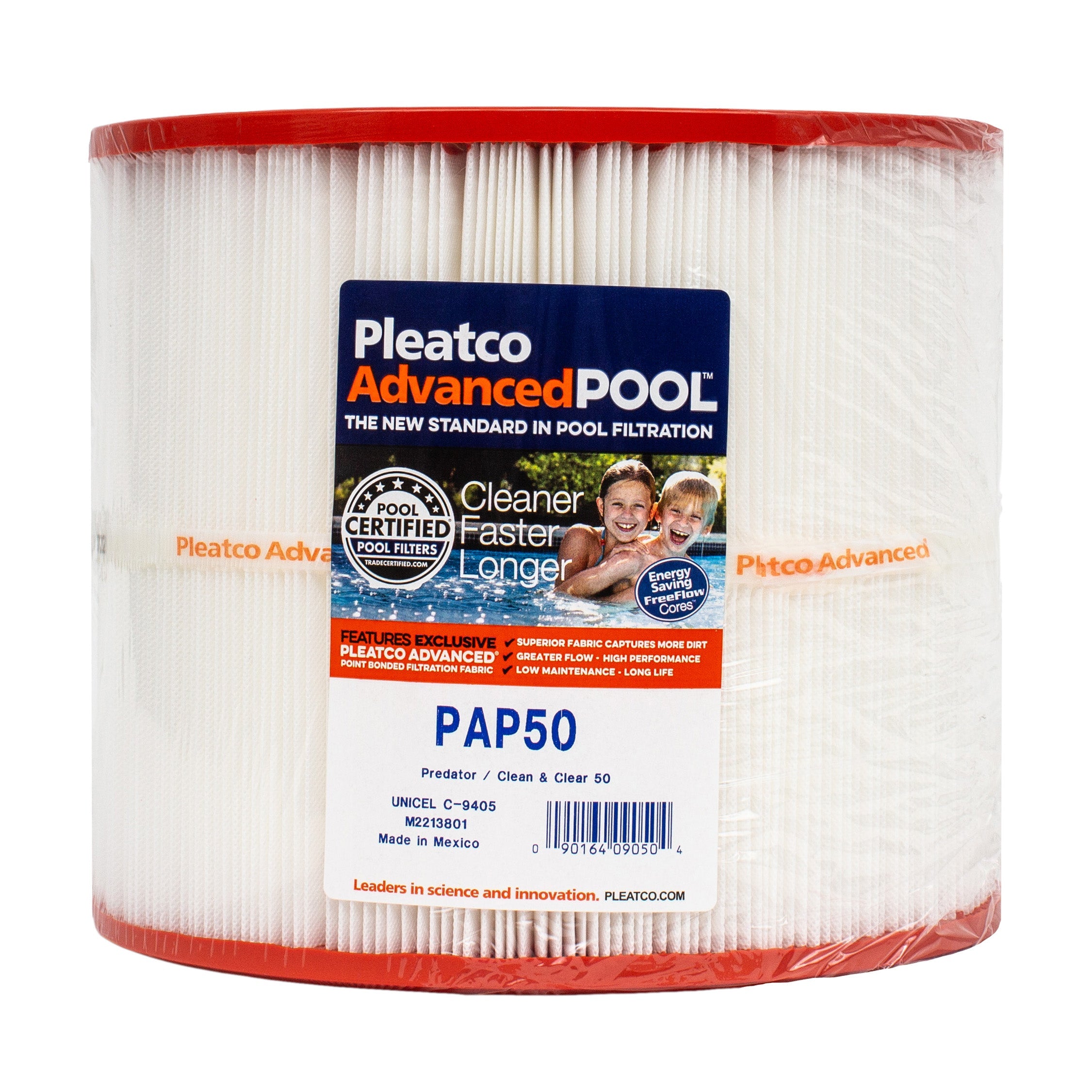 Pleatco PAP50 Pool and Spa Filter Cartridge for Superior Filtration and Dirt Capture
