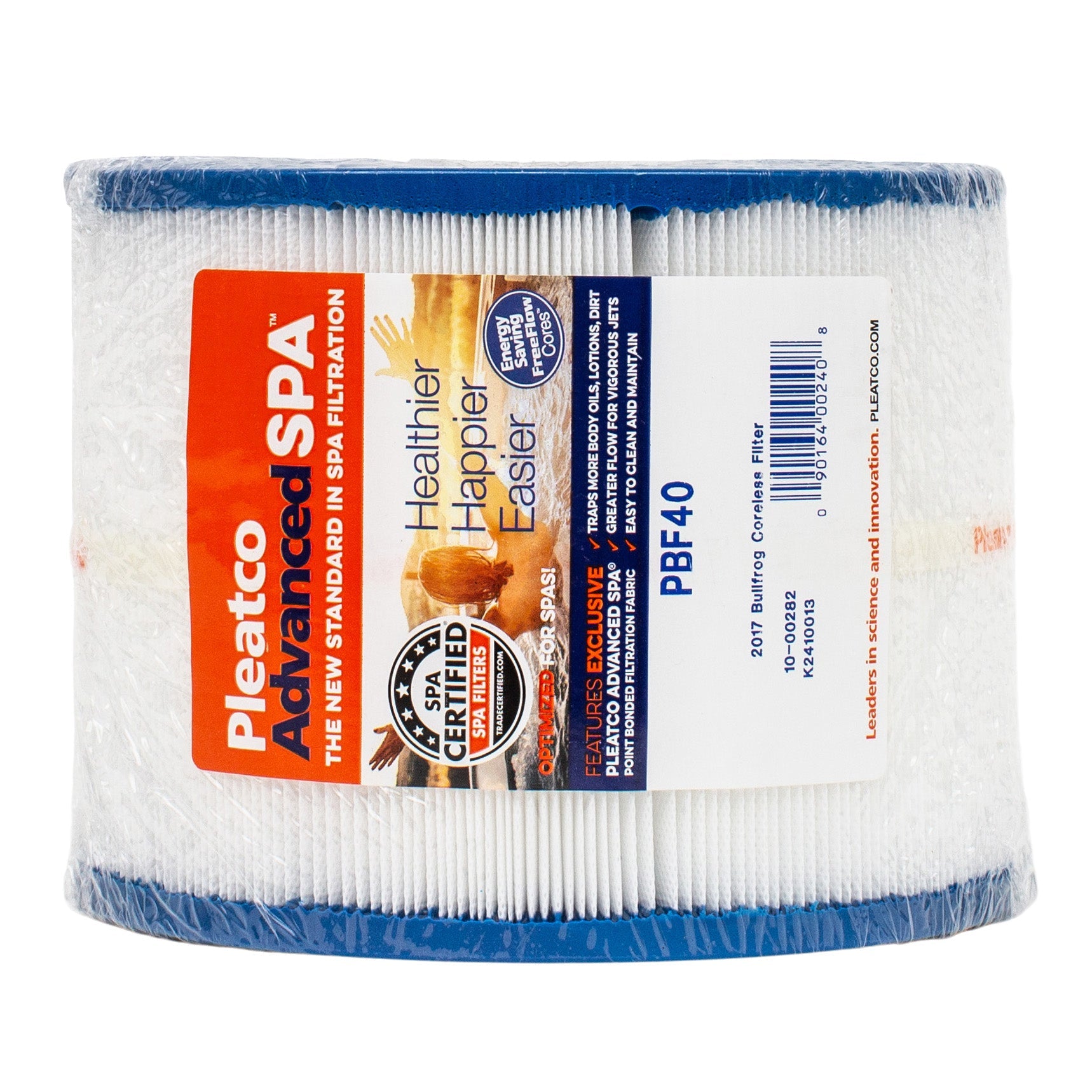 Pleatco PBF40 Pool and Spa Filter Cartridge for Superior Filtration and Dirt Capture
