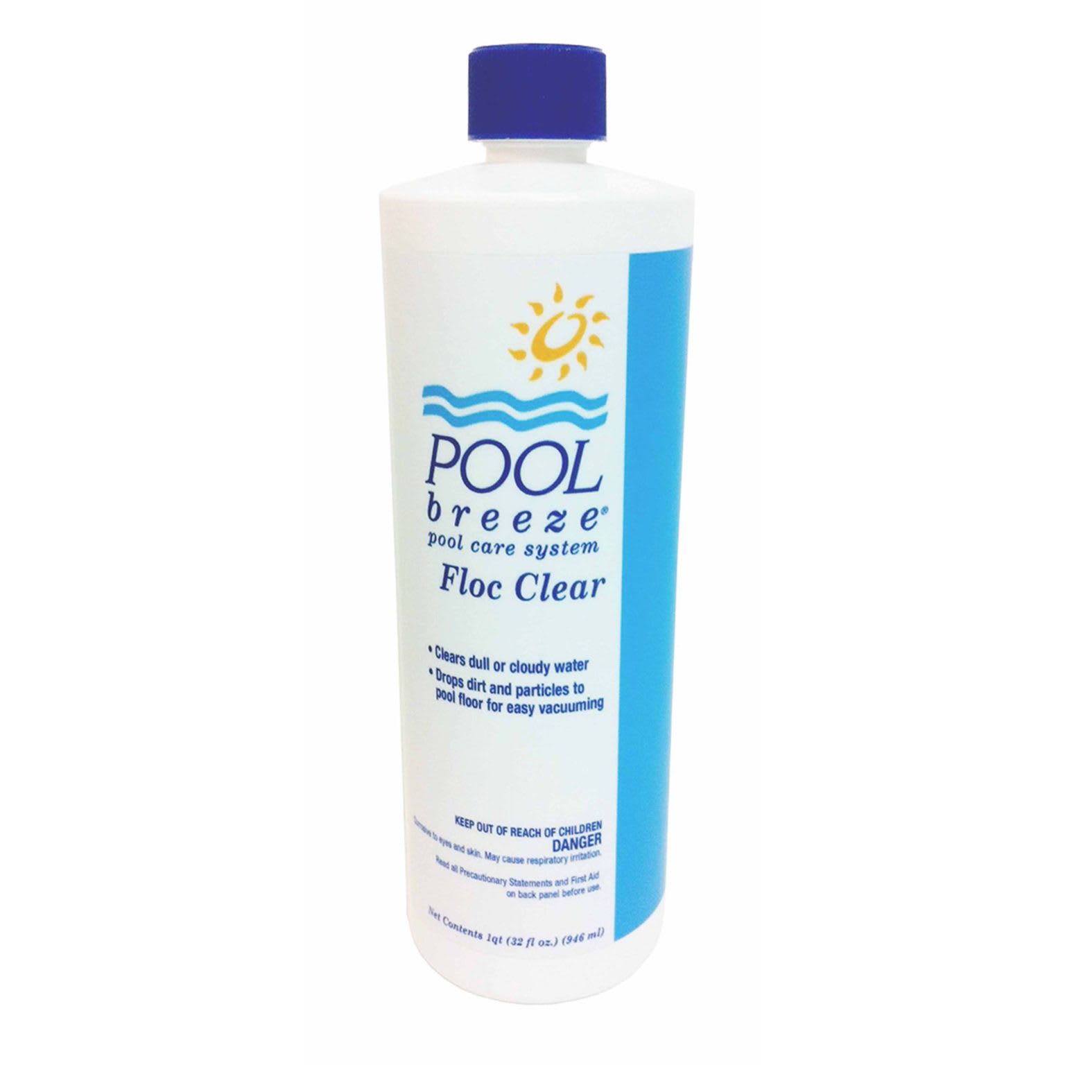 Pool Breeze Floc Clear Clarifier 32 fl oz Bottle 12/Case | 88566 by PoolBreeze