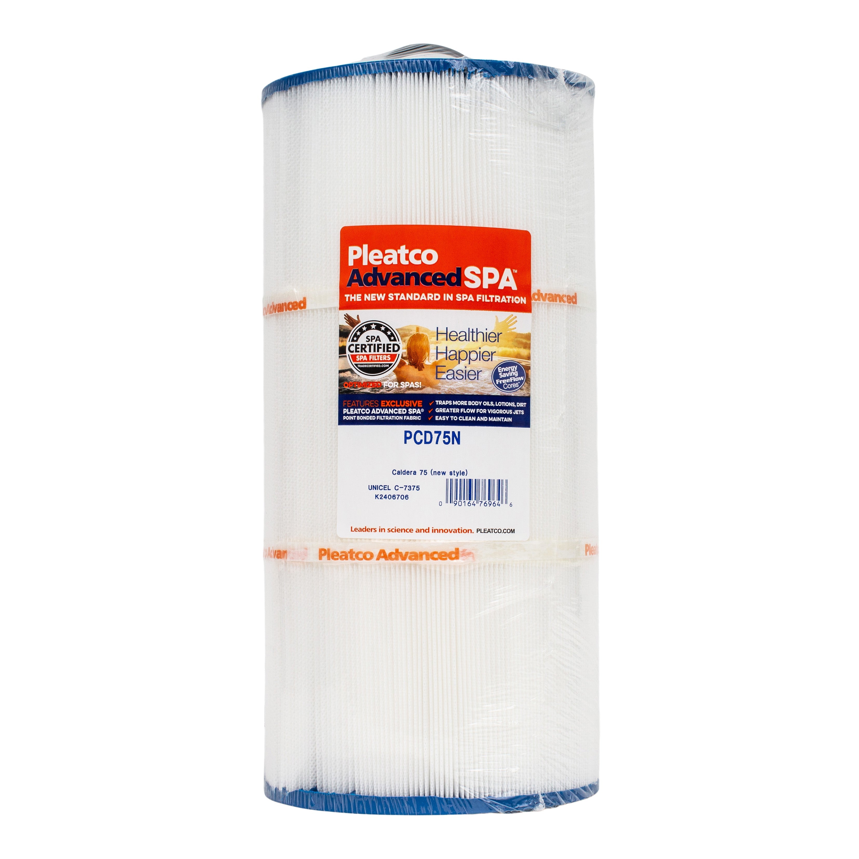 Pleatco PCD75N Filter Cartridge for Pool and Spa Superior Filtration and Dirt Capture