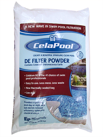 DE Powder, Diatomaceous Earth - 24 lb Bag | CELAPOOL24VF by Duckies Pool Supply
