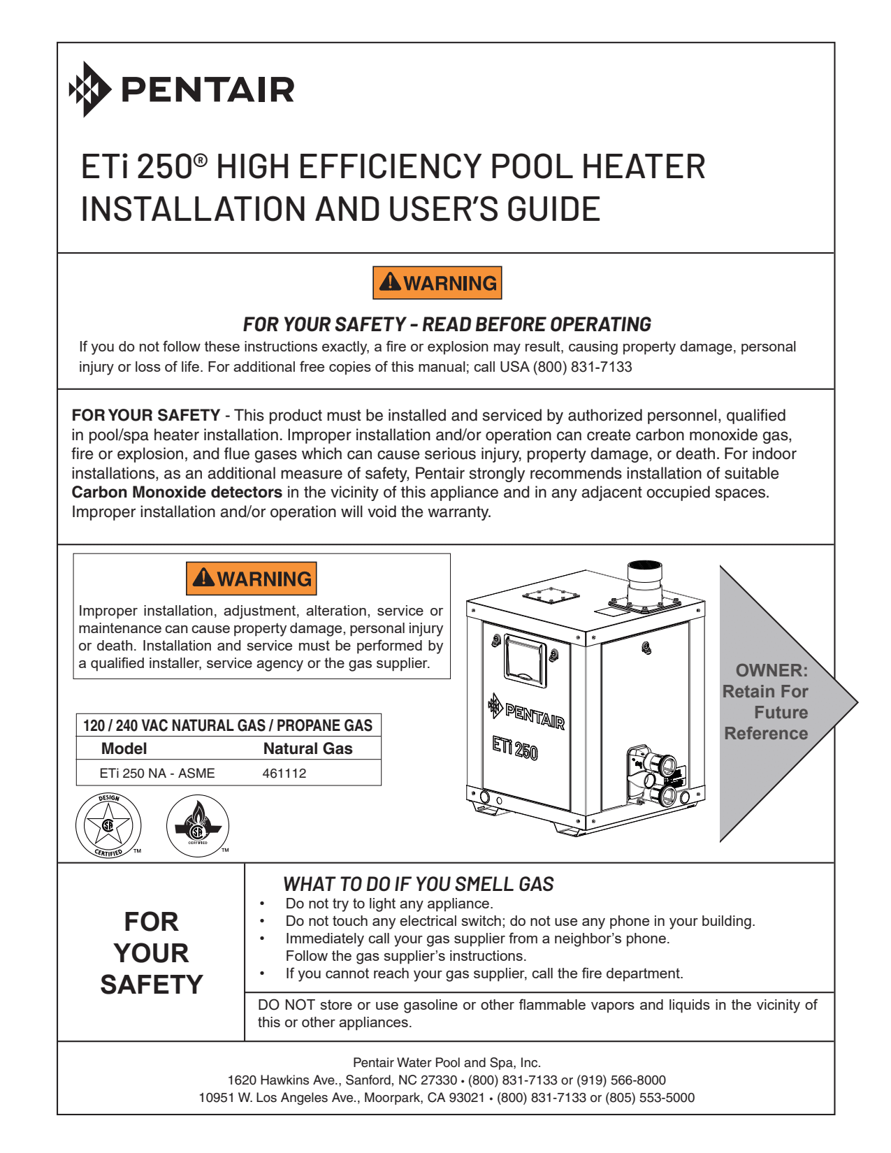Pentair ETI400 Thermal Fuse | 475998 by Pentair