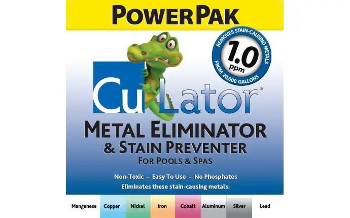 CuLator® Metal Eliminator PowerPak 1.0 by Duckies Pool Supply