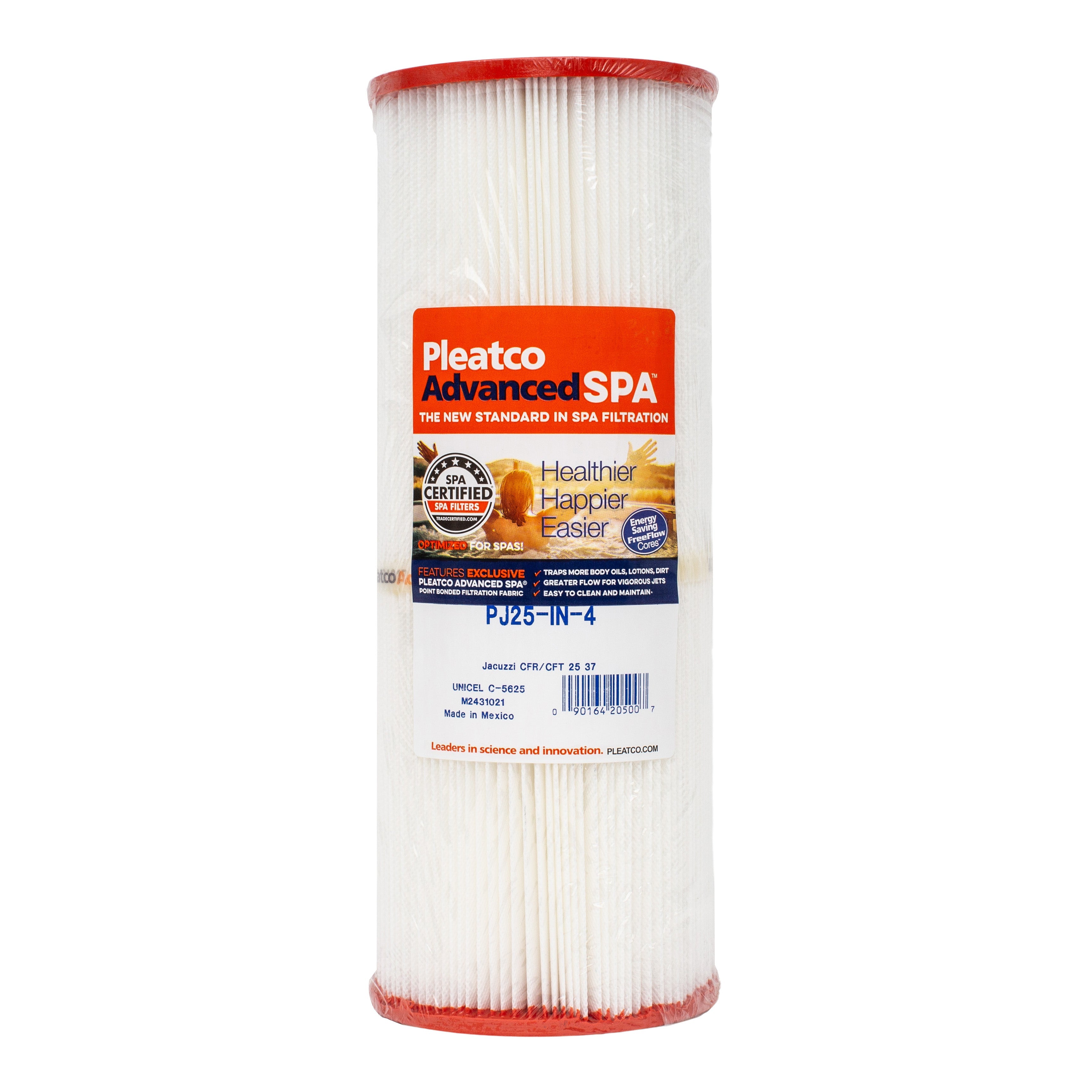 Pleatco PJ25-IN-4 Pool and Spa Filter Cartridge for Superior Filtration