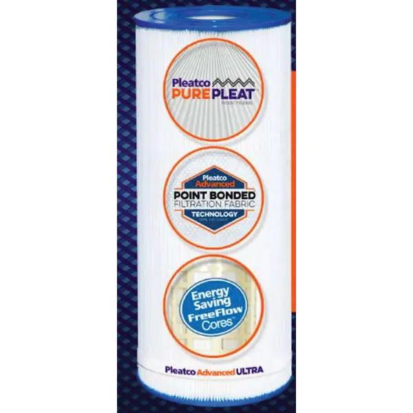 Filter Cartridge, Pleatco Advanced Ultra For Pa56Sv, , 7Dx19.625L | ULTRA-A3 by Pleatco