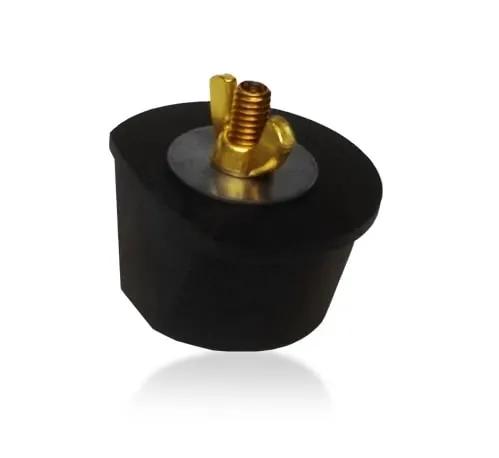 Paramount Winter Rubber Expansion Plug #12 w/ Brass Wing Nut for 2" Fitting by Paramount