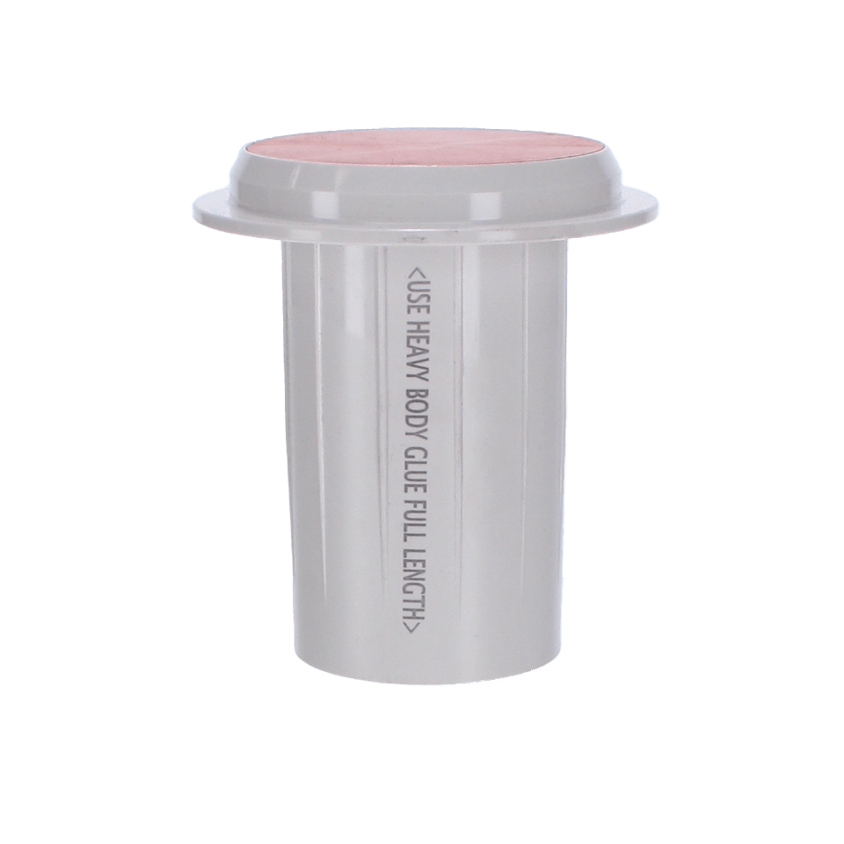 Paramount In-Floor Misc. Body W/Cap 2" Ribbed, White | 004627476001 by Paramount