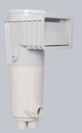 Paramount Paraskim Non Venturi Skimmer with Deck Ring & Lid, White Throat, White, Concrete | 004702200101 by Paramount