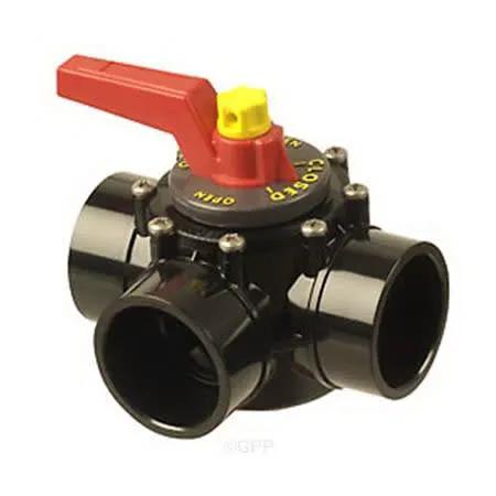 Praher High Heat 3 Port CPVC Valve , 1-1/2" -2" | OV3-1500 by Praher