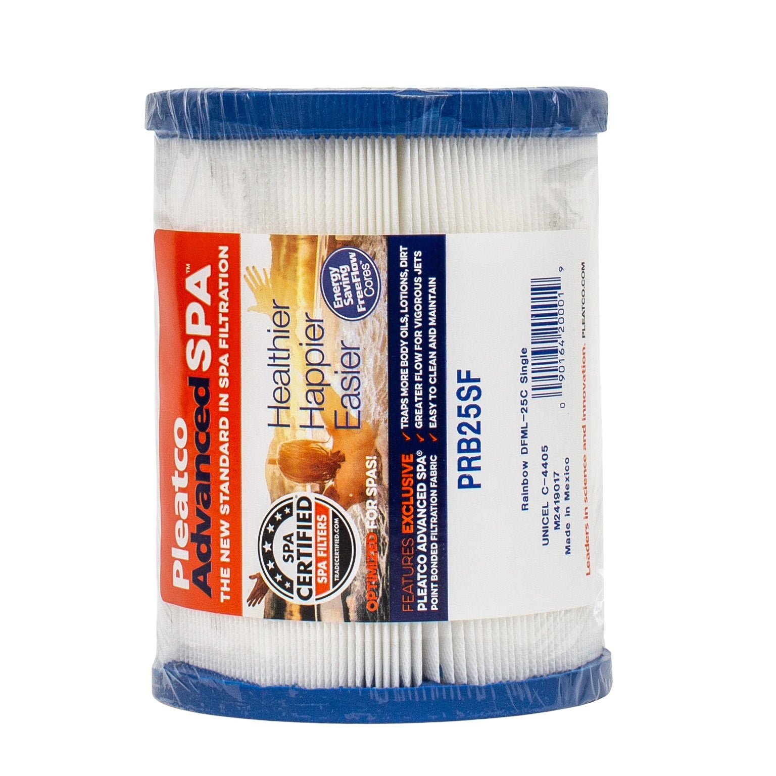 Pleatco PRB25SF Filter Cartridge for Superior Pool and Spa Filtration