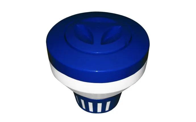 Blue/White Floating Dispenser for 3" Tabs 12 per Case by Duckies Pool Supply