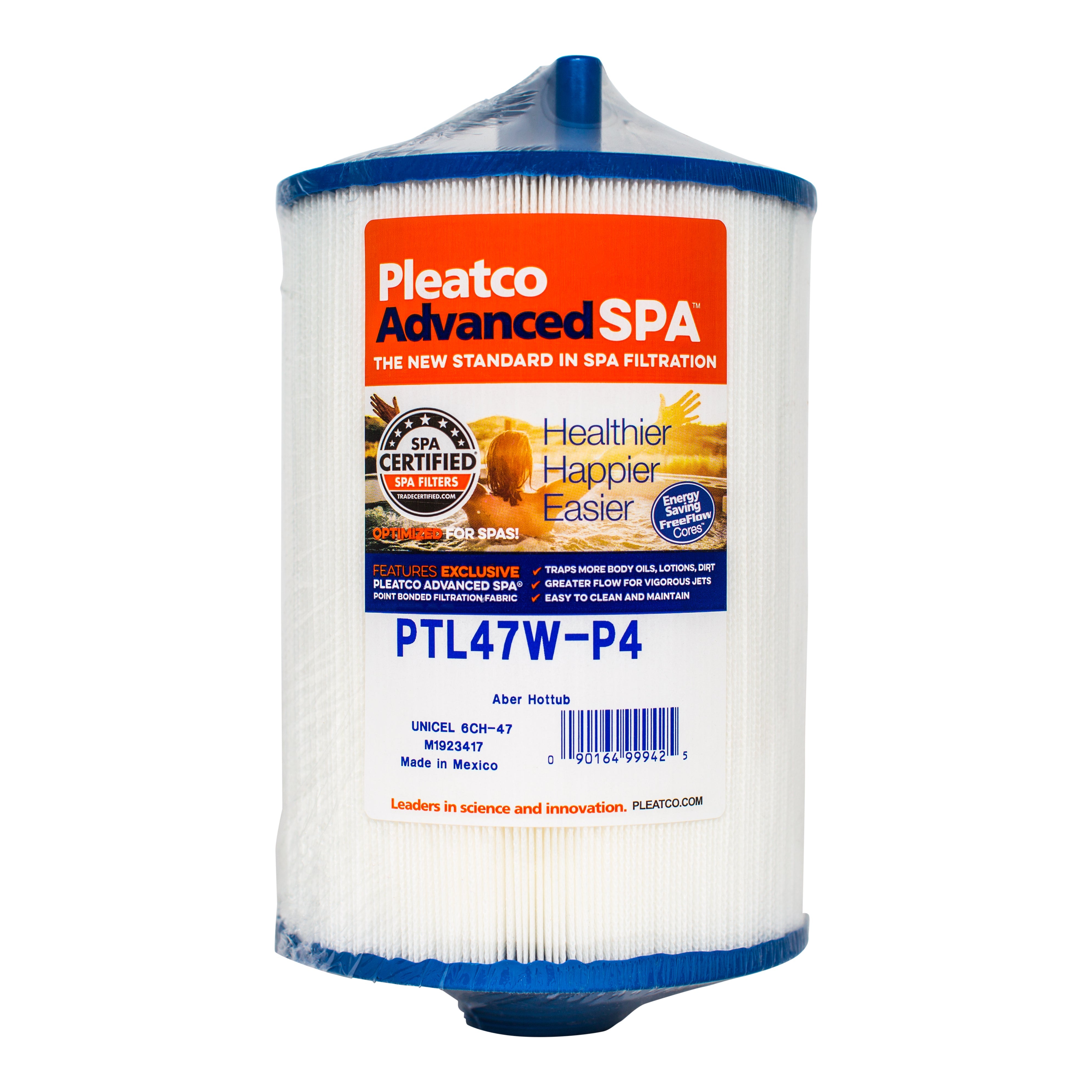Pleatco PTL47W-P4 Pool and Spa Filter Cartridge for Superior Filtration