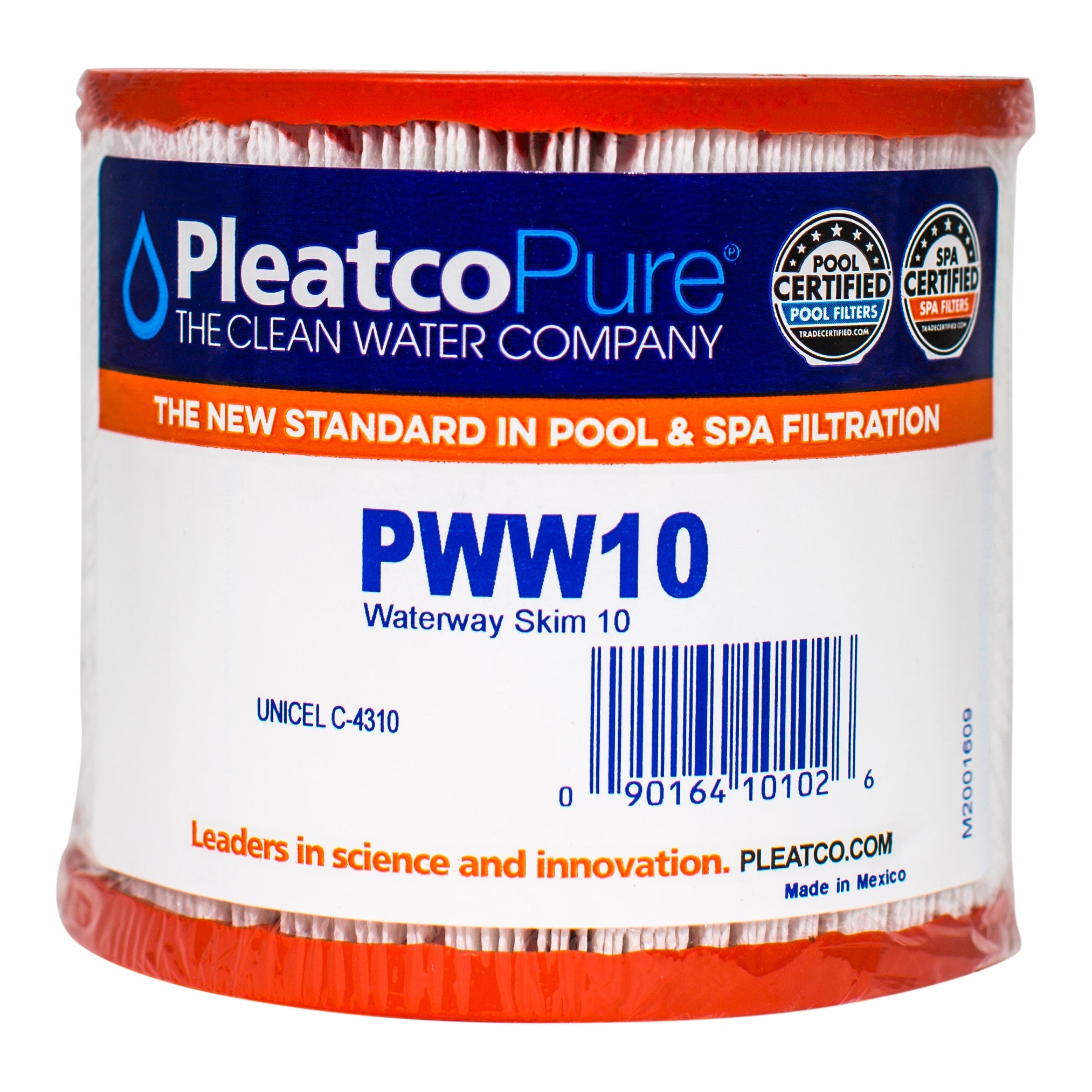 Pleatco PWW10 Pool and Spa Filter Cartridge for Superior Filtration and Dirt Capture