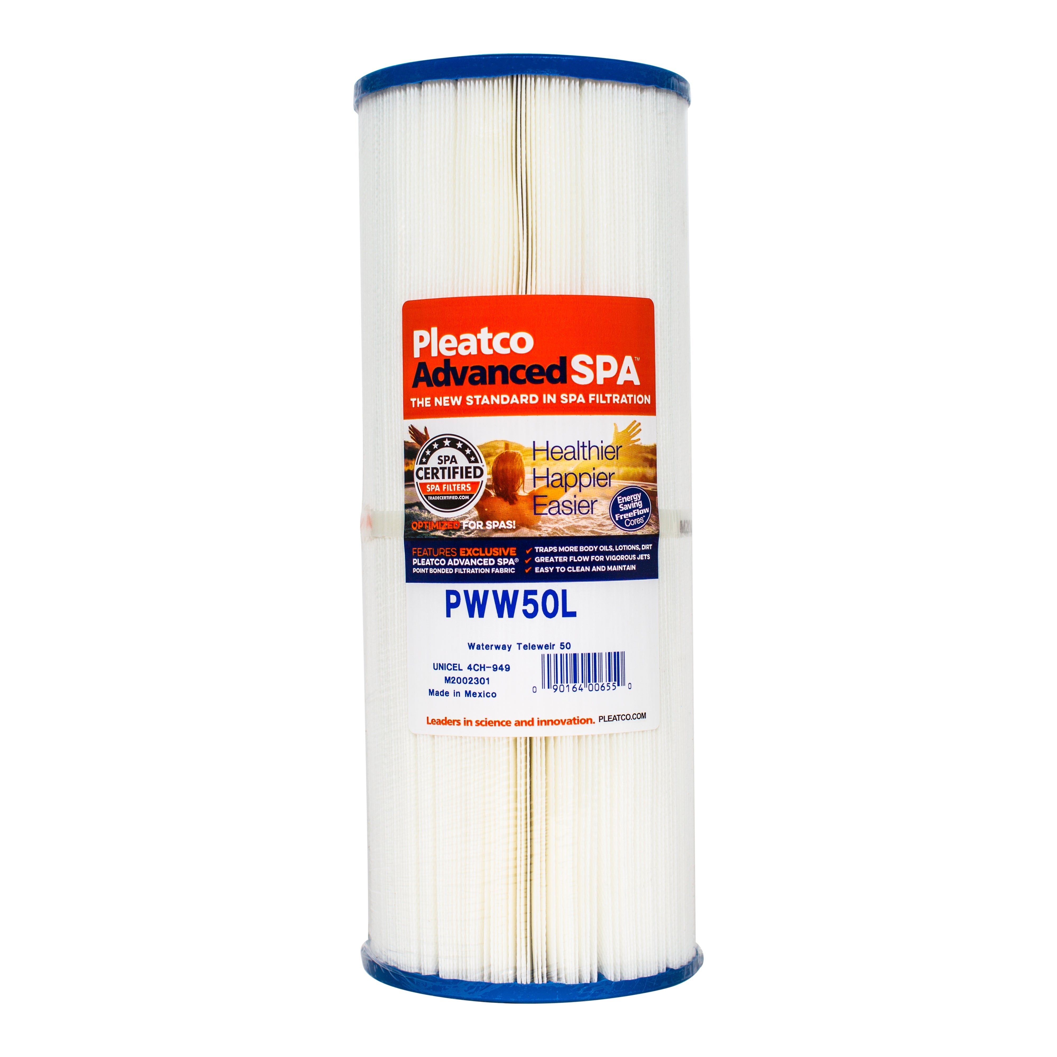 Pleatco PWW50L High Performance Pool and Spa Filter Cartridge