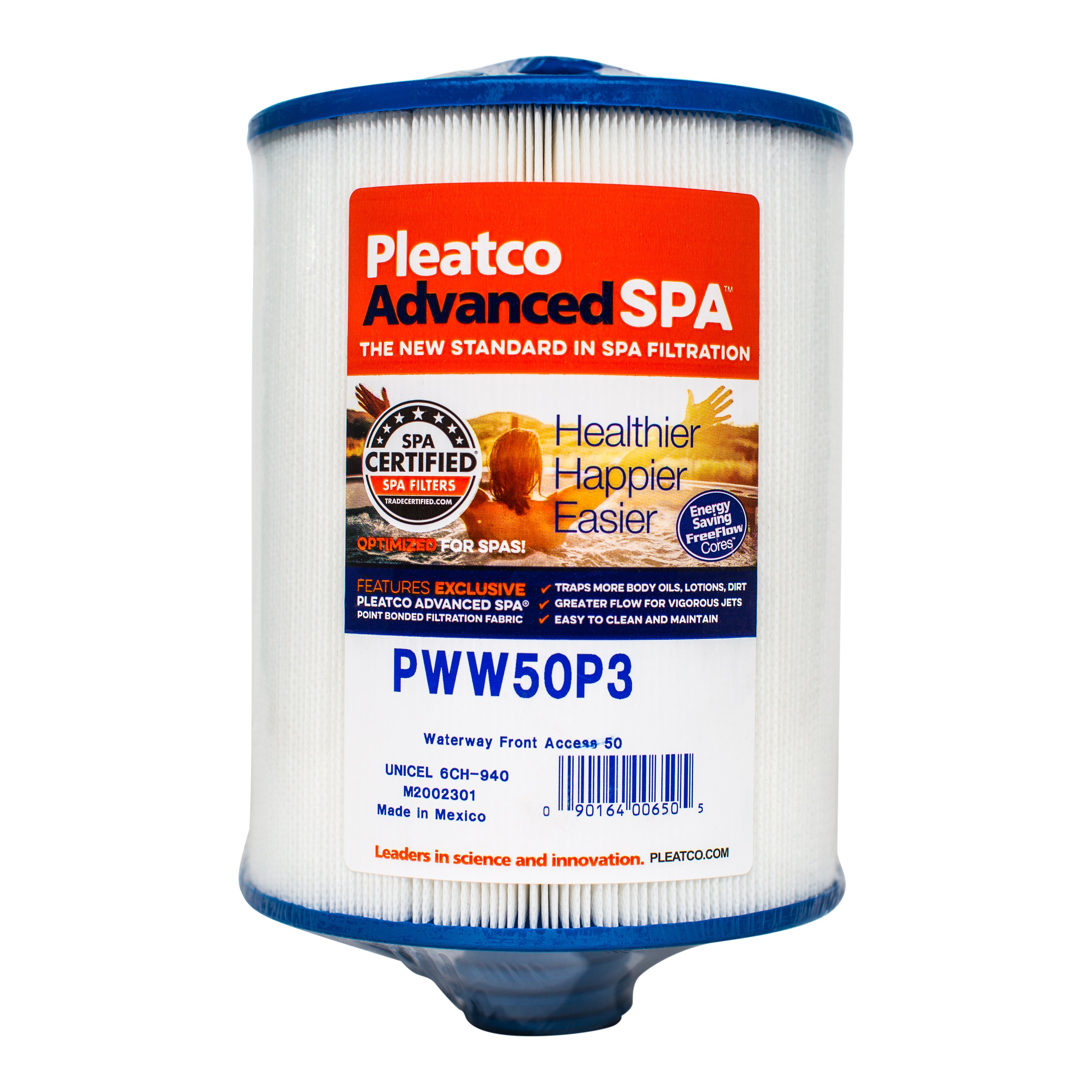 Pleatco PWW50P3 Premium Pool and Spa Filter Cartridge for Superior Filtration