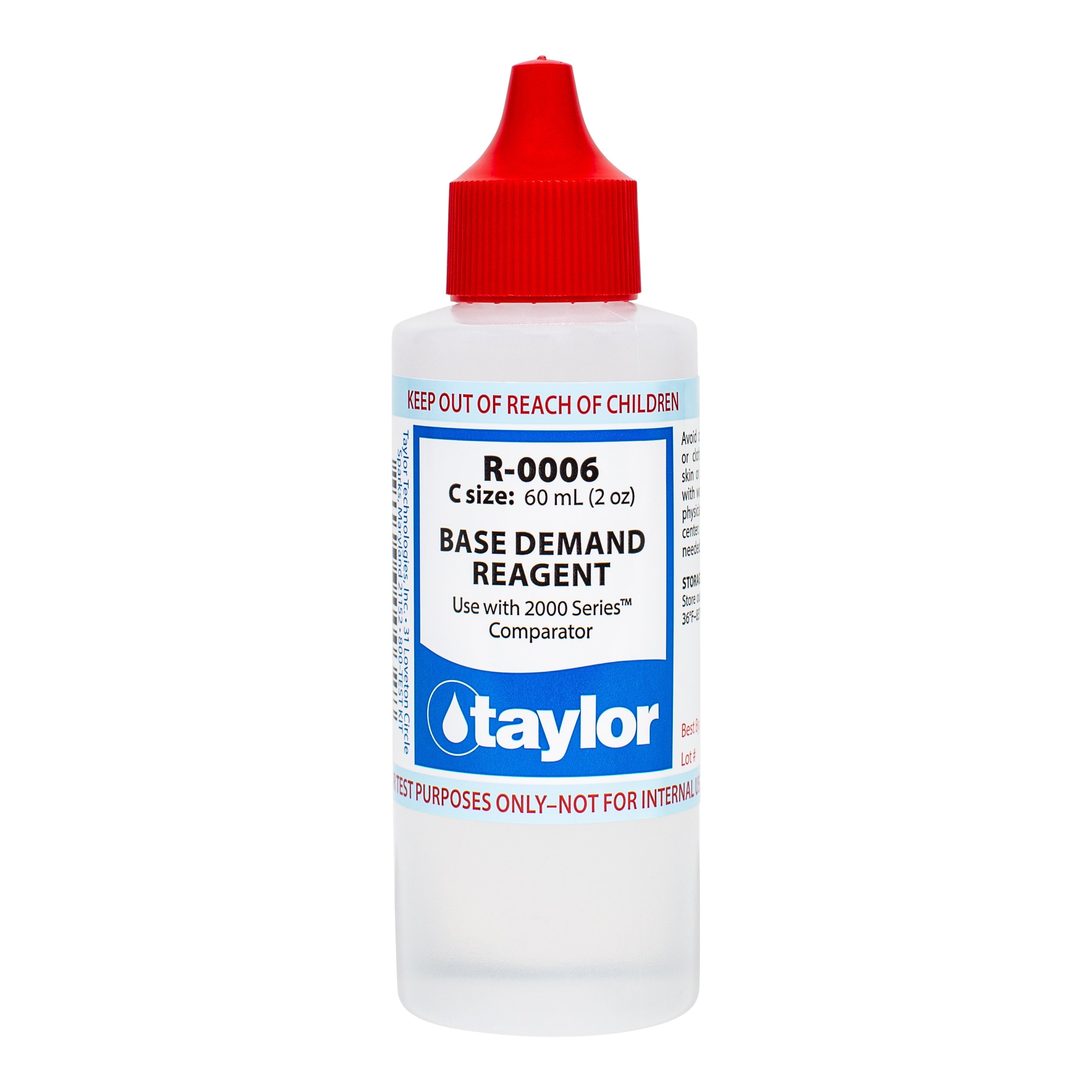 Taylor R0006 Base Demand Reagent for Accurate Pool Water Testing and Maintenance