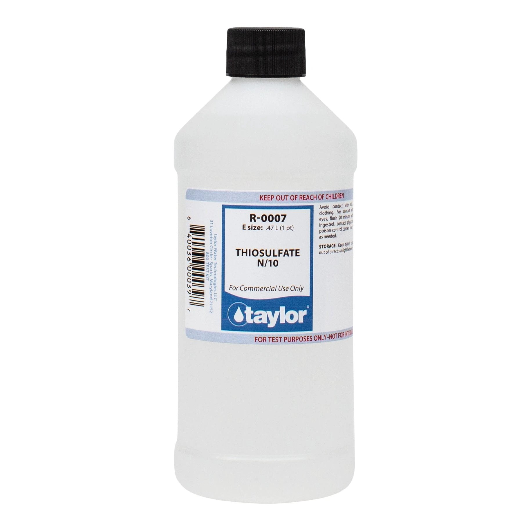 Taylor R-0007 Thiosulfate N/10 by Taylor
