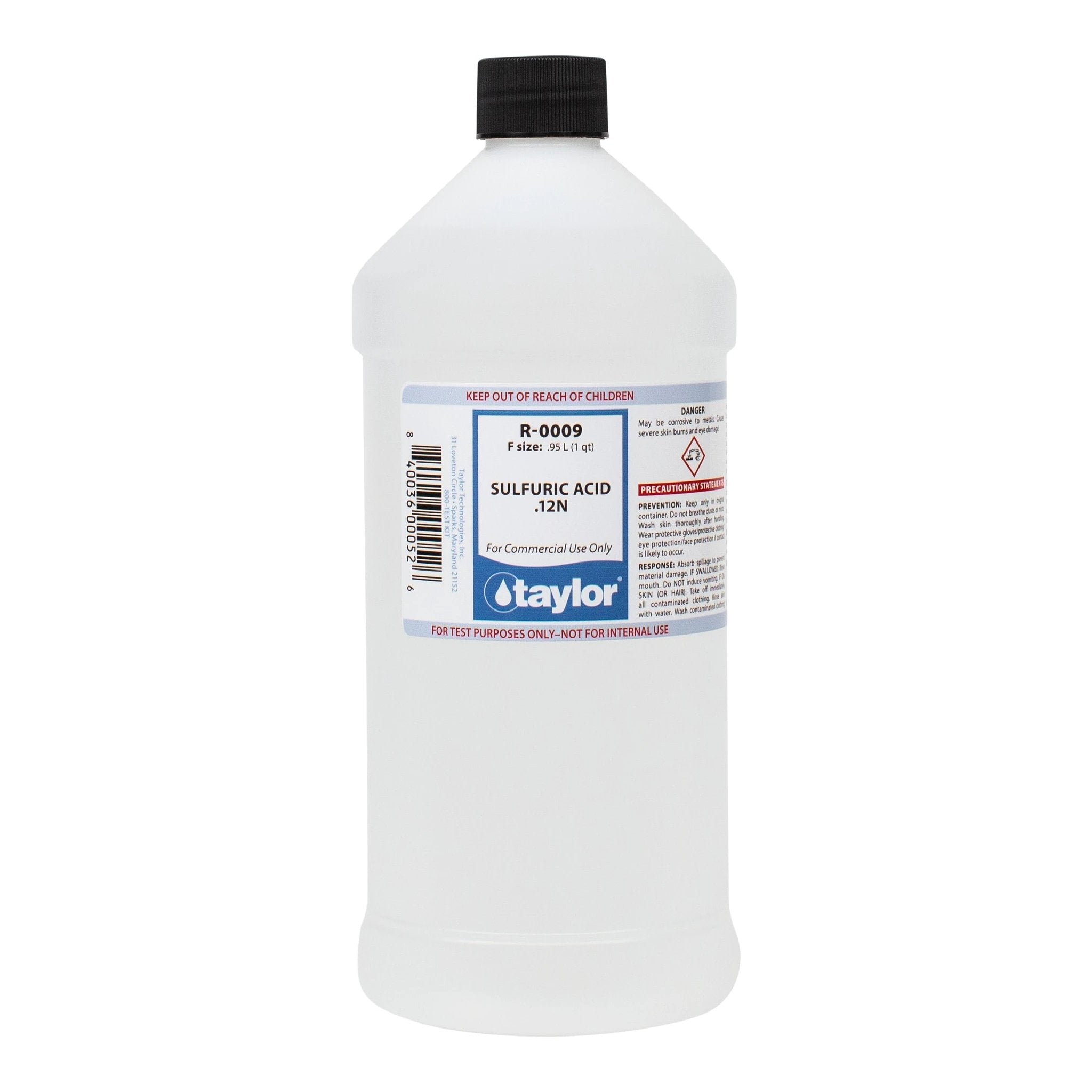 Taylor R-0009 Sulphuric Acid .12N by Taylor