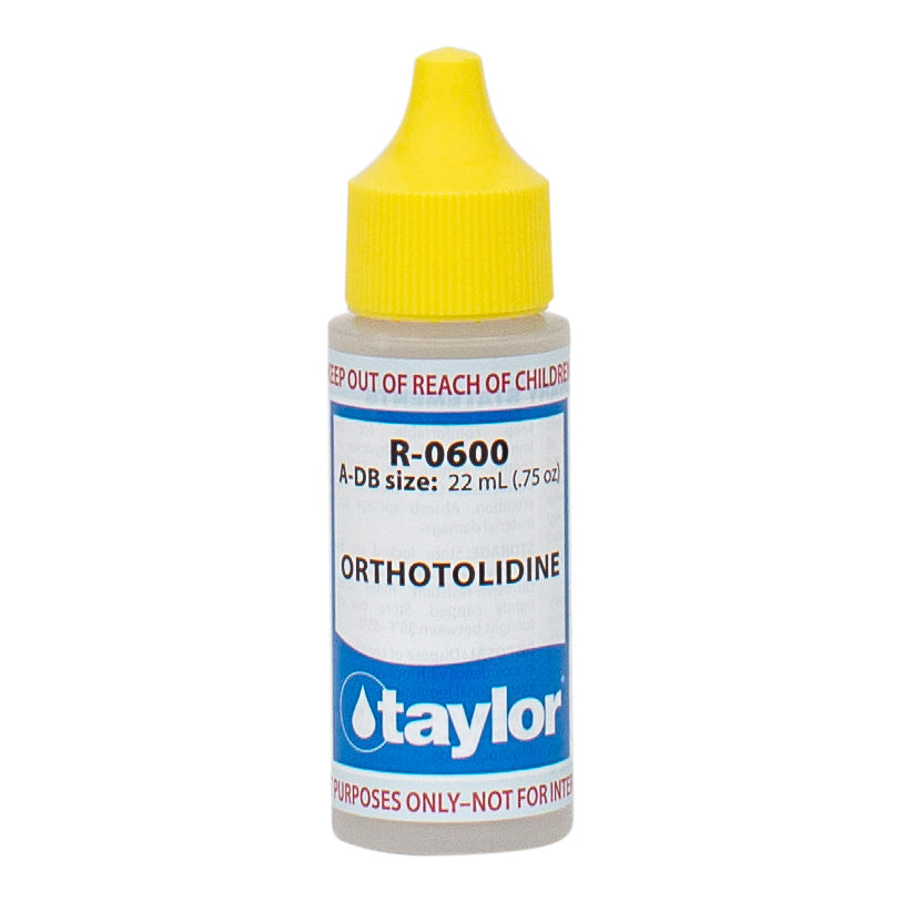 Taylor R0600 Orthotolidine Reagents for Accurate Pool Water Testing