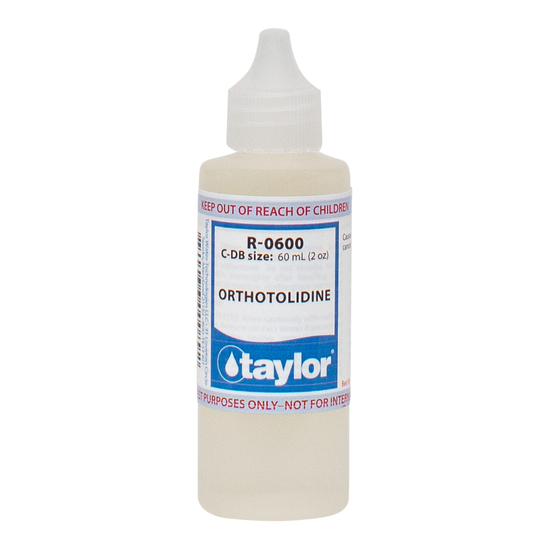 Taylor R0600 Orthotolidine Reagents for Accurate Pool Water Testing