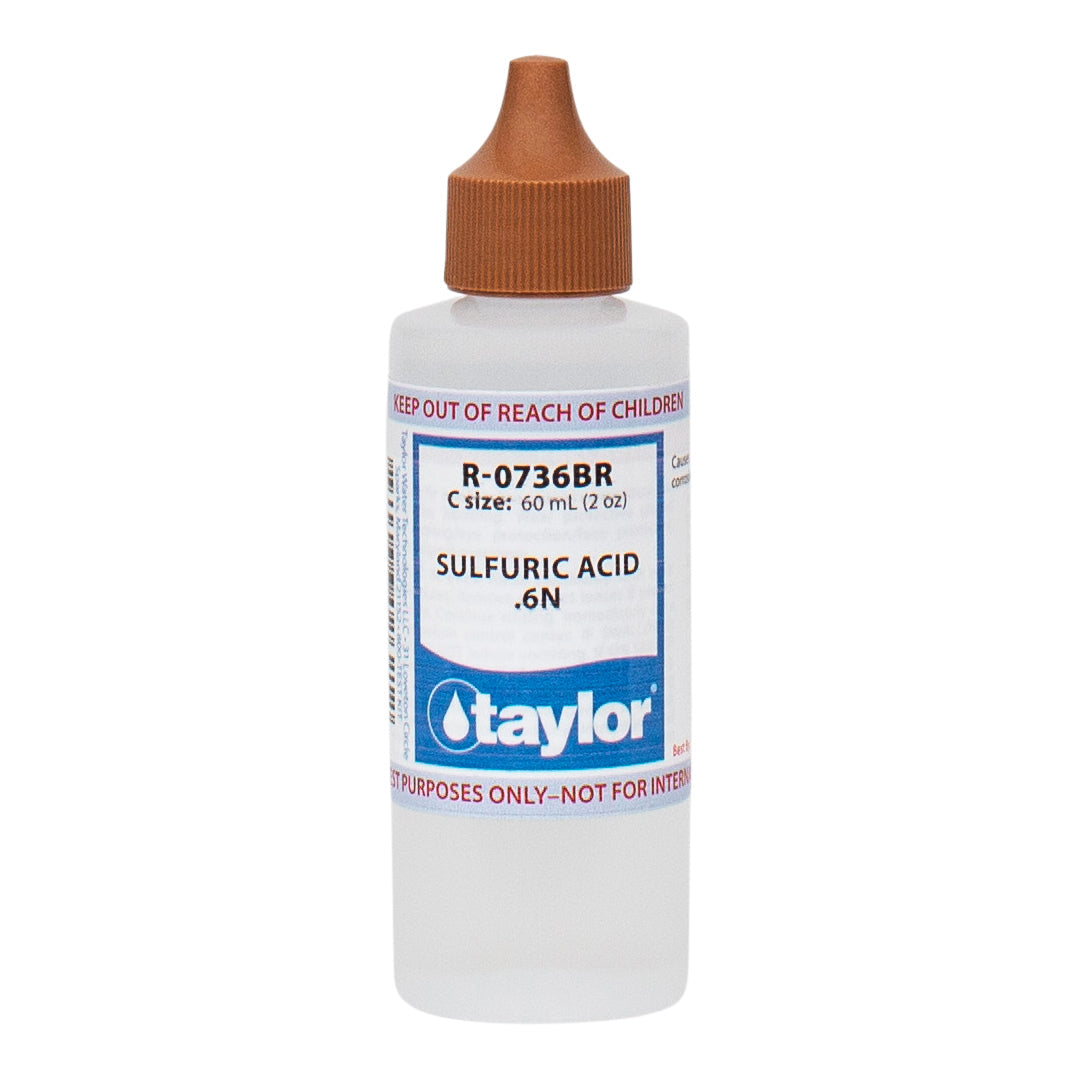 Taylor R0736BR Sulfuric Acid Refill for Accurate Pool Water Testing