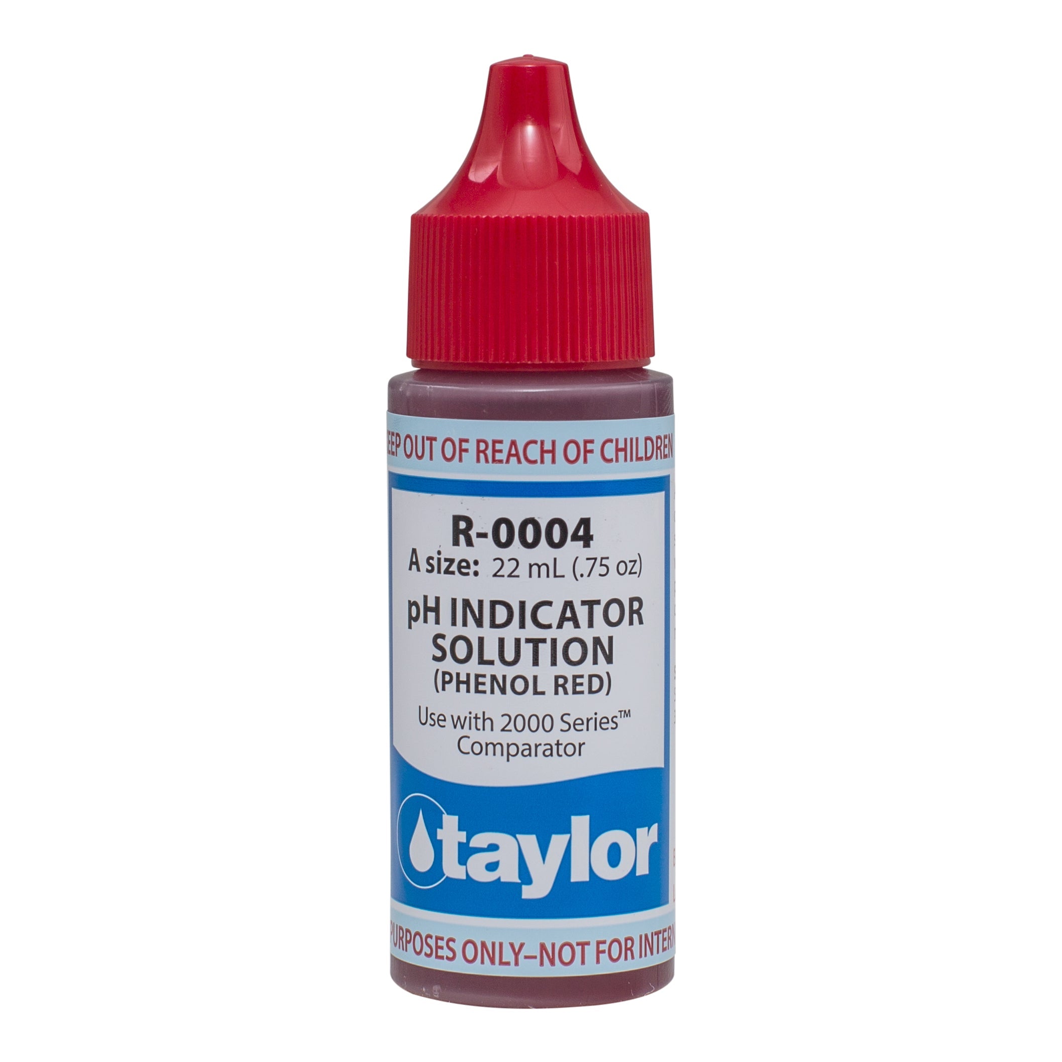 Taylor R0004 pH Indicator Solution for Accurate Pool Water Testing