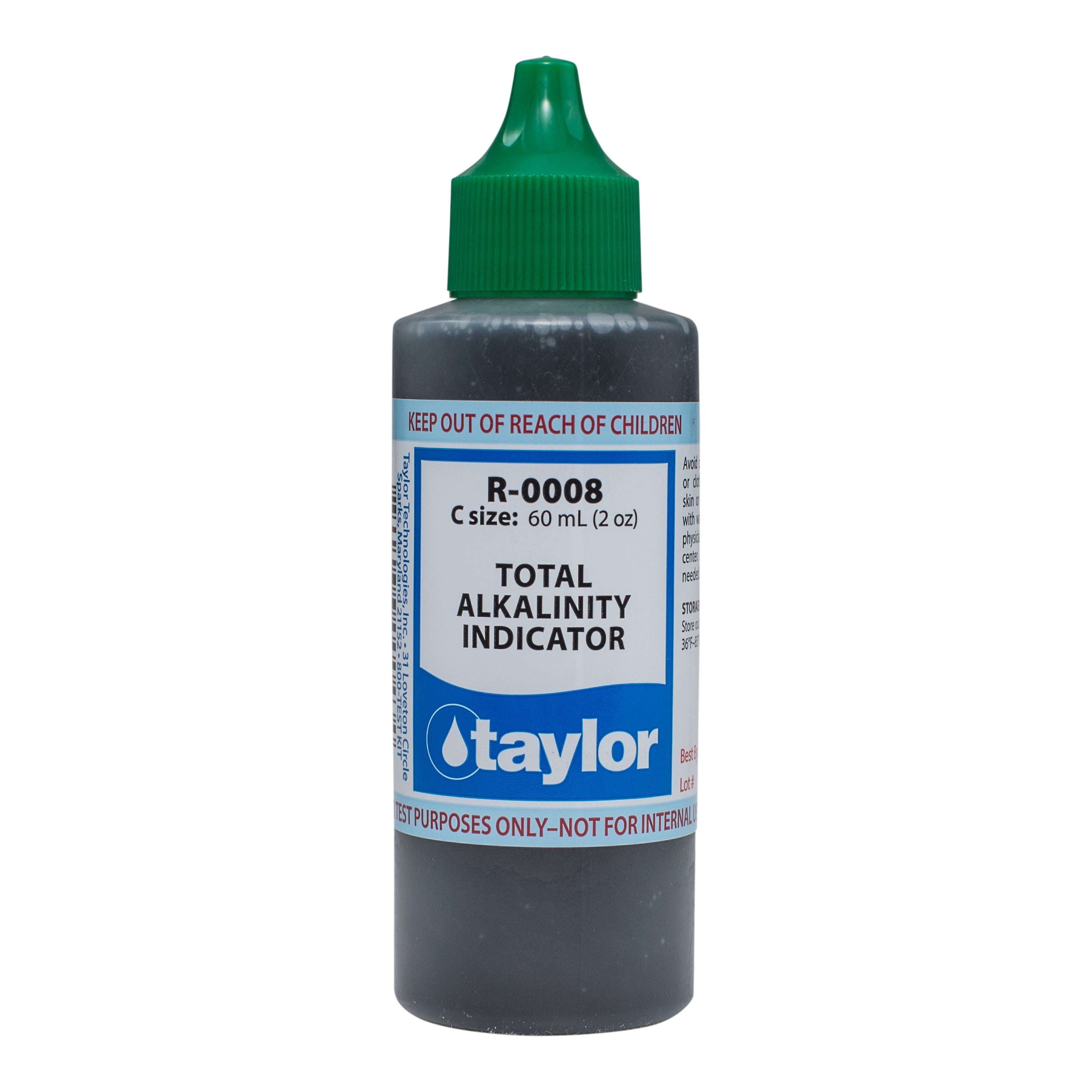 Taylor R0008 Total Alkalinity Indicator for Accurate Pool Water Testing