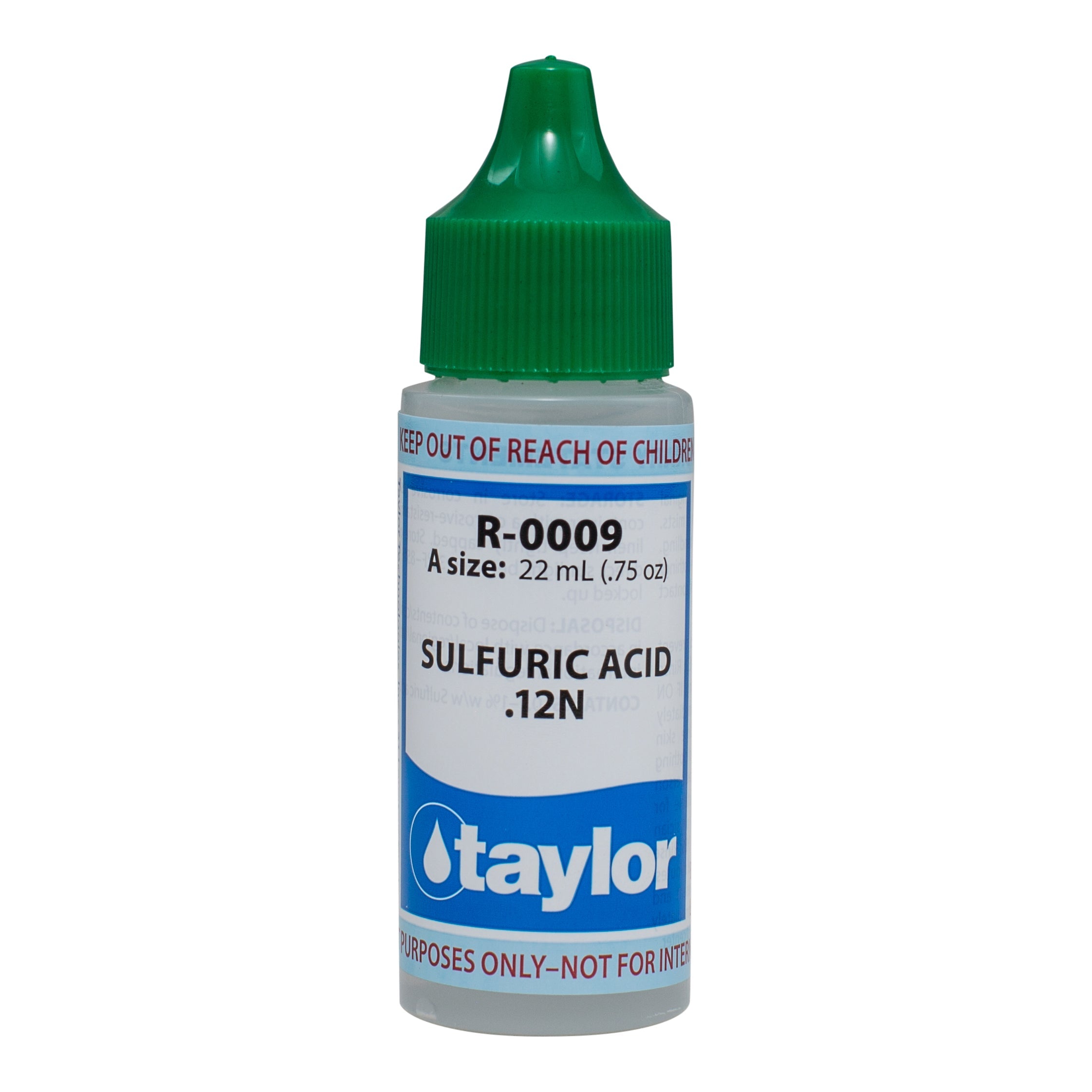 Taylor R0009 Sulphuric Acid 12N Refill for Accurate Pool Water Testing