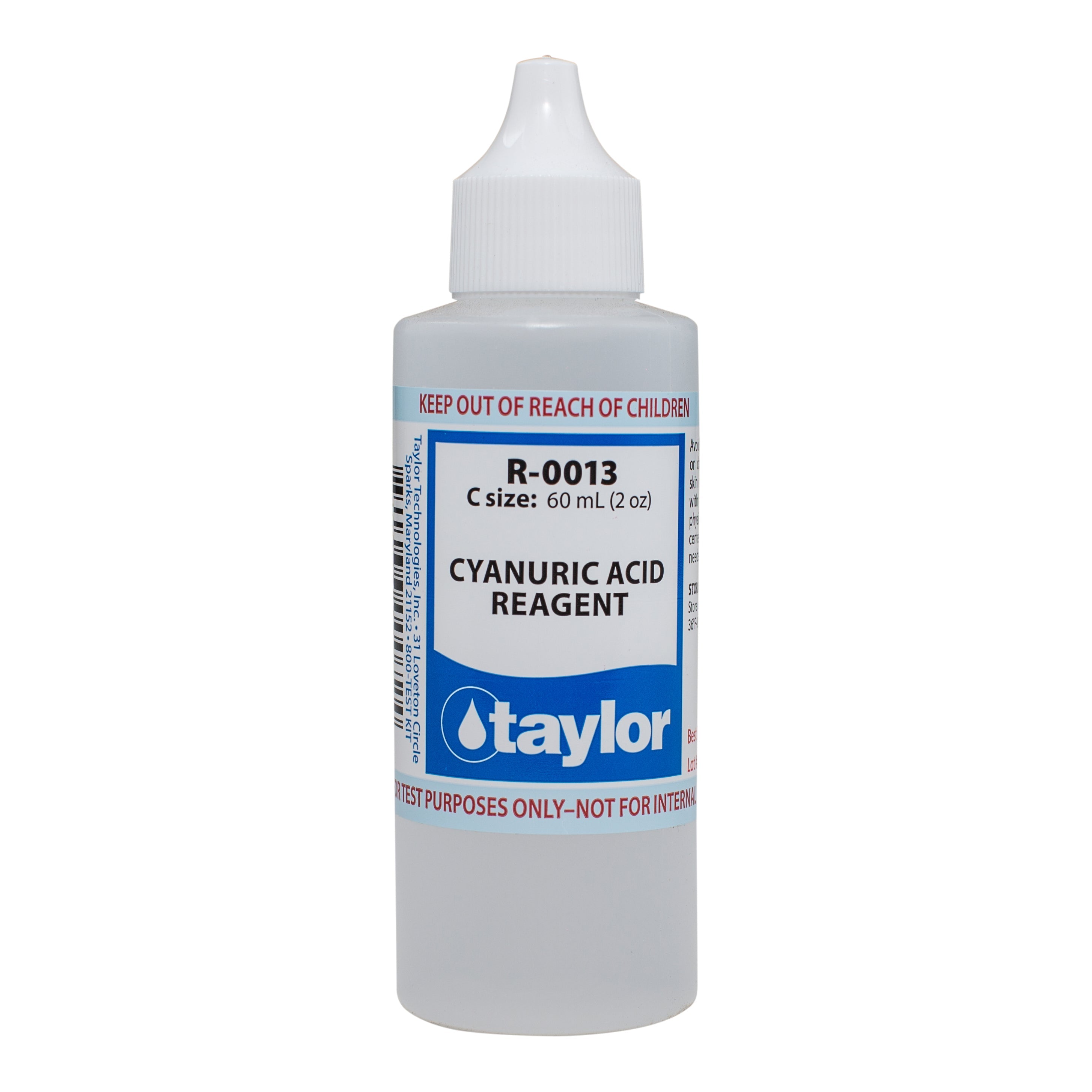 Taylor R0013 Cyanuric Acid Reagent for Accurate Pool Water Testing