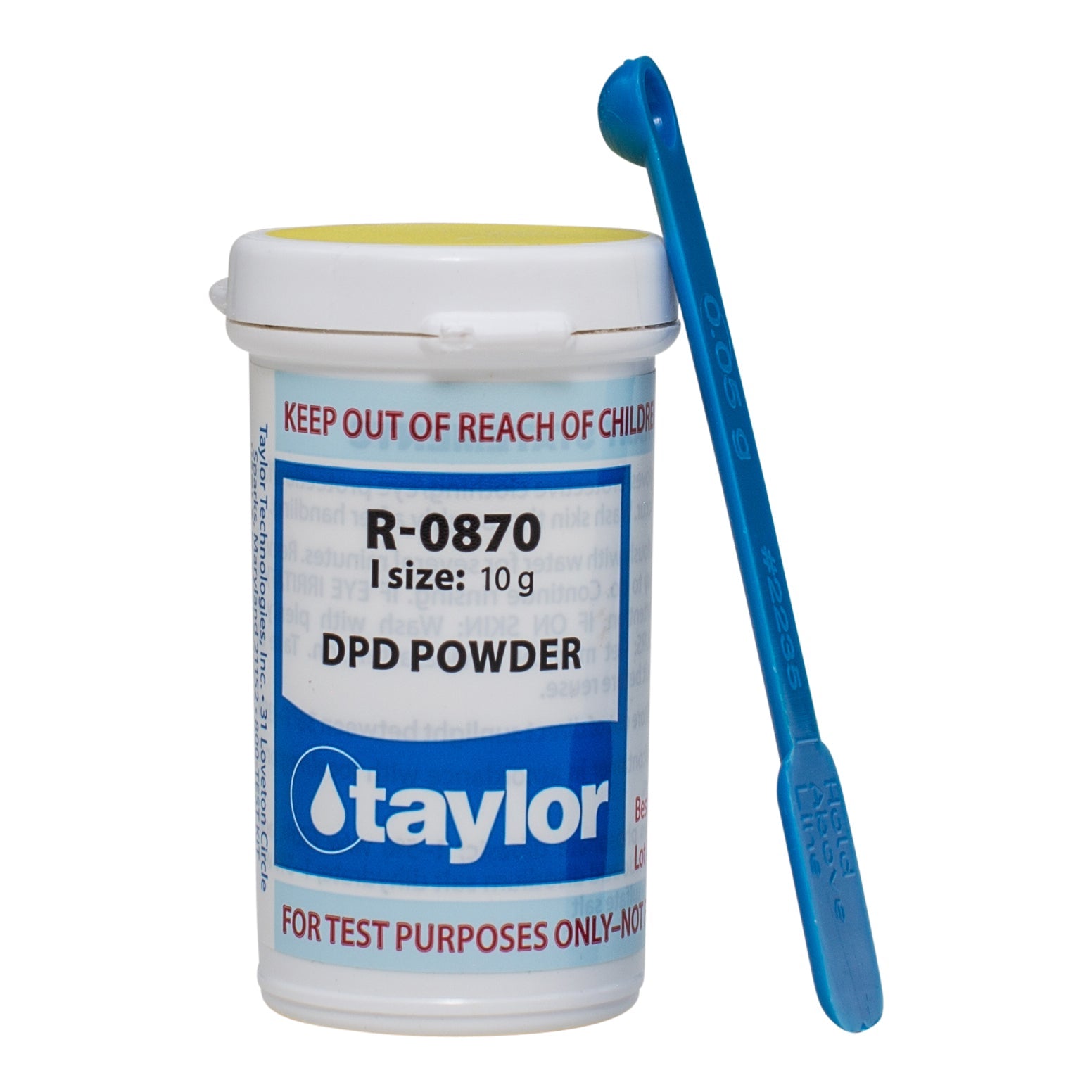 Taylor R0870DPD Powder Refill for Accurate Pool Water Testing and Chemistry Balance