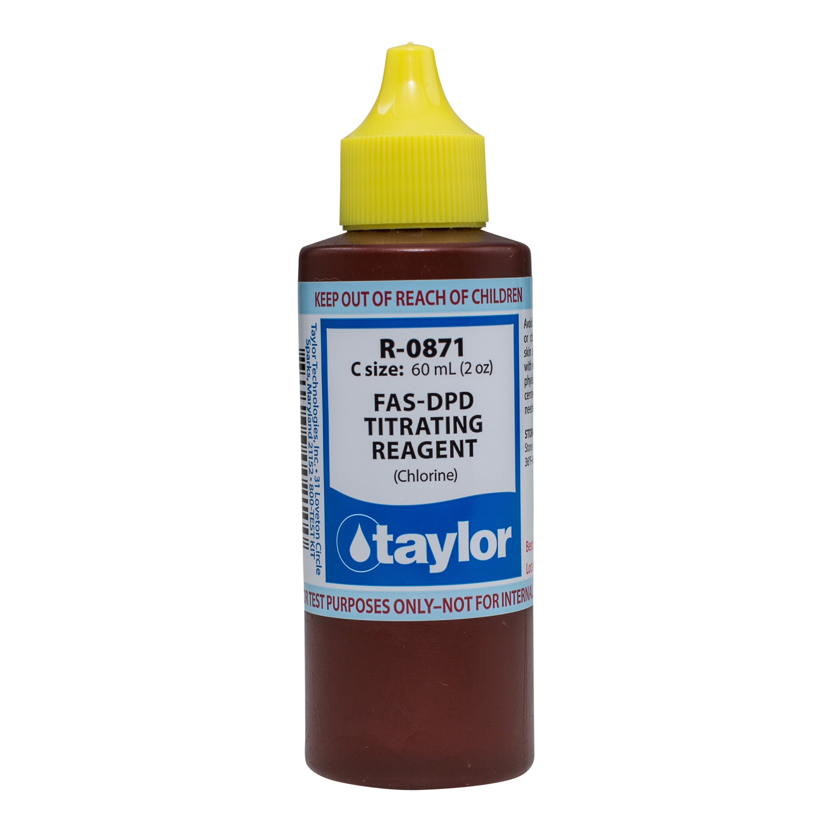 Taylor R0871 FAS-DPD Titrating Reagent for Accurate Pool Water Testing