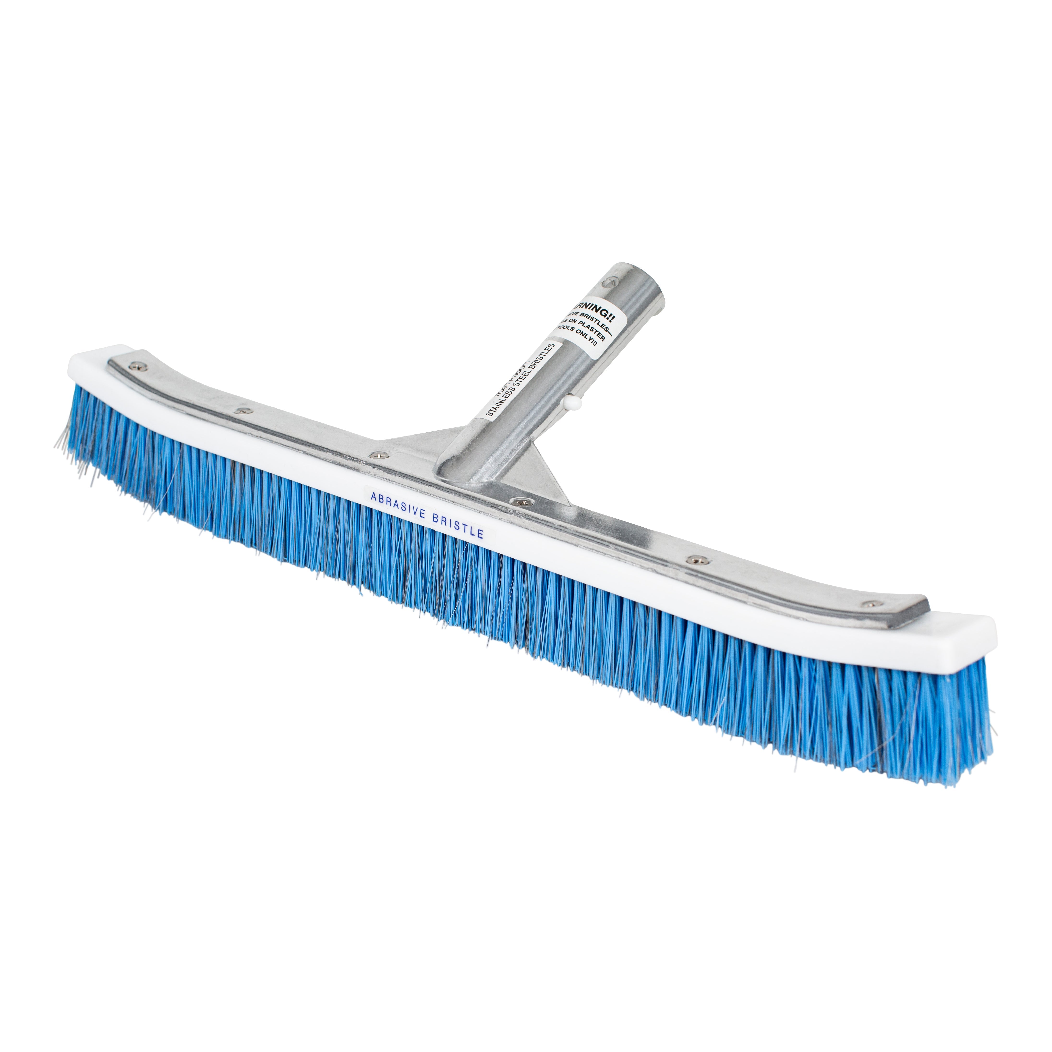 Pentair 18 Inch Aluminum Back Pool Brush with Stainless Steel Bristles for Effective Cleaning