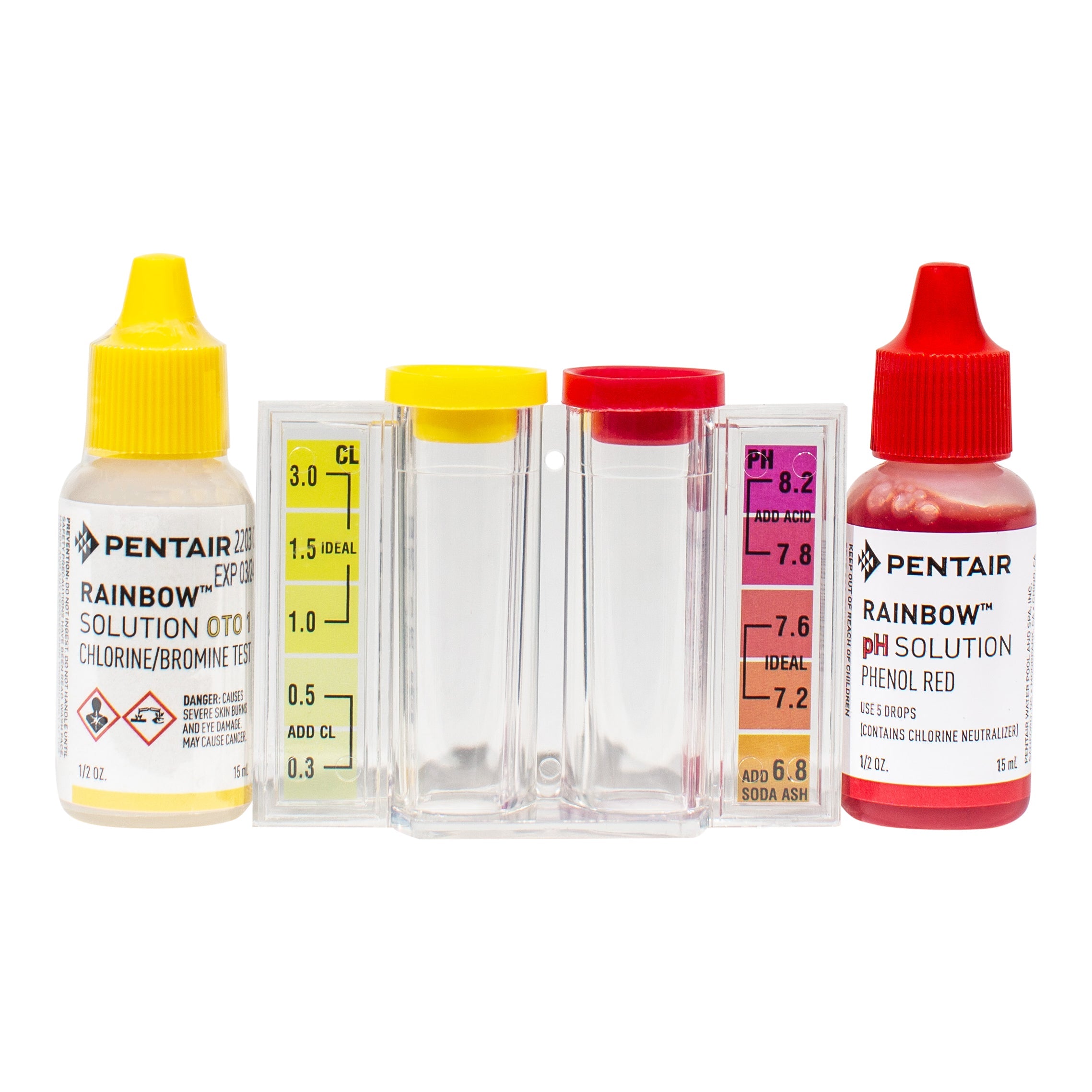 Pentair Chlorine and pH Test Kit for Accurate Pool Water Testing