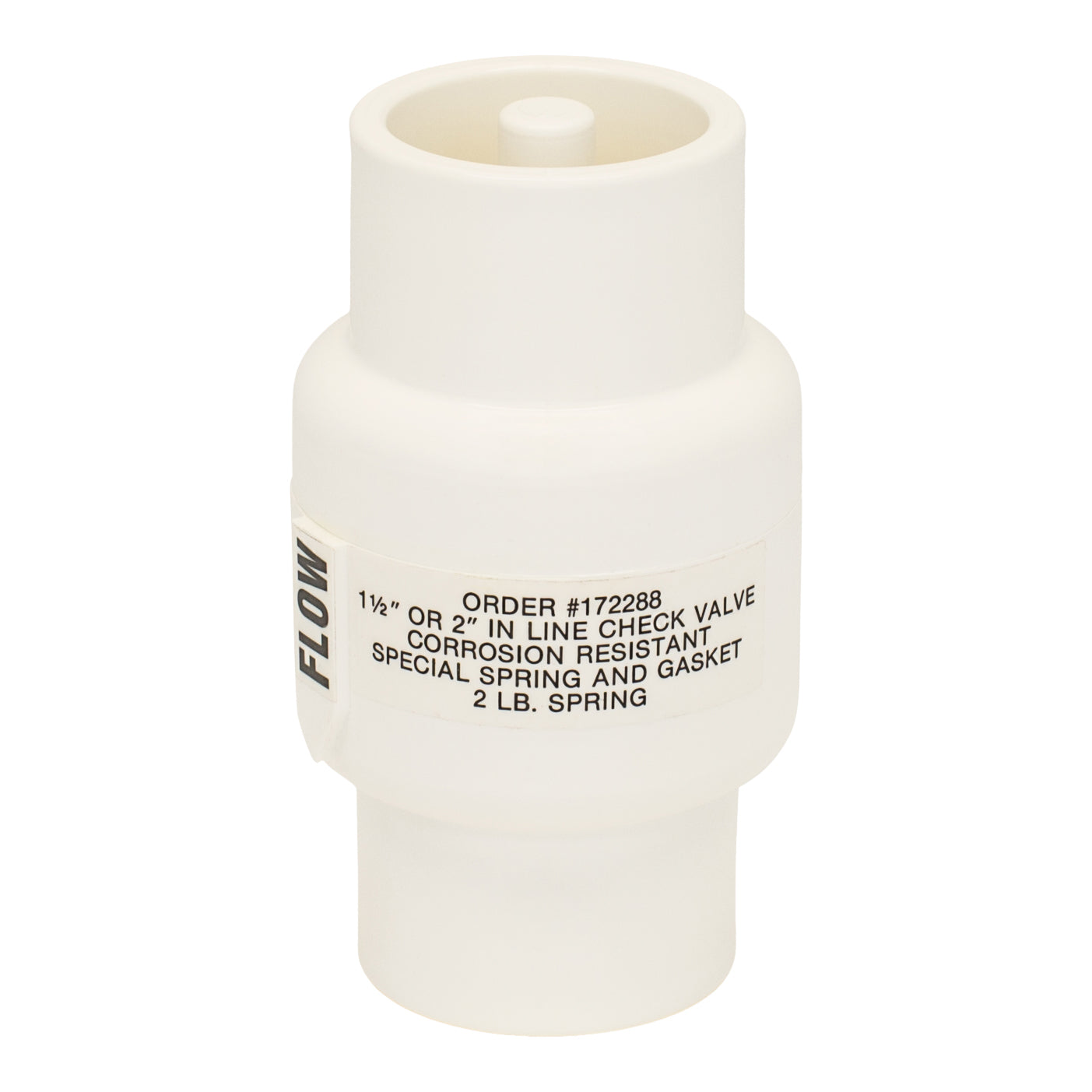 Pentair R172288 In Line Check Valve for 1.5 Inch or 2 Inch Plumbing Systems