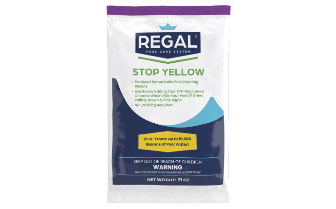 Yellow Stop 21oz Regal Chemicals Pool Algae Remover