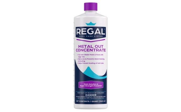 Regal 1 qt Metal Out Concentrate Bottle by Regal Pool Products