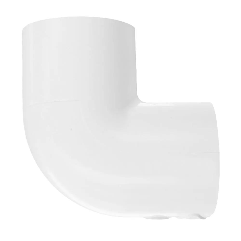 Elbow, 1-1/2" Slip White PVC Schedule 40 90 Degree by Lasco