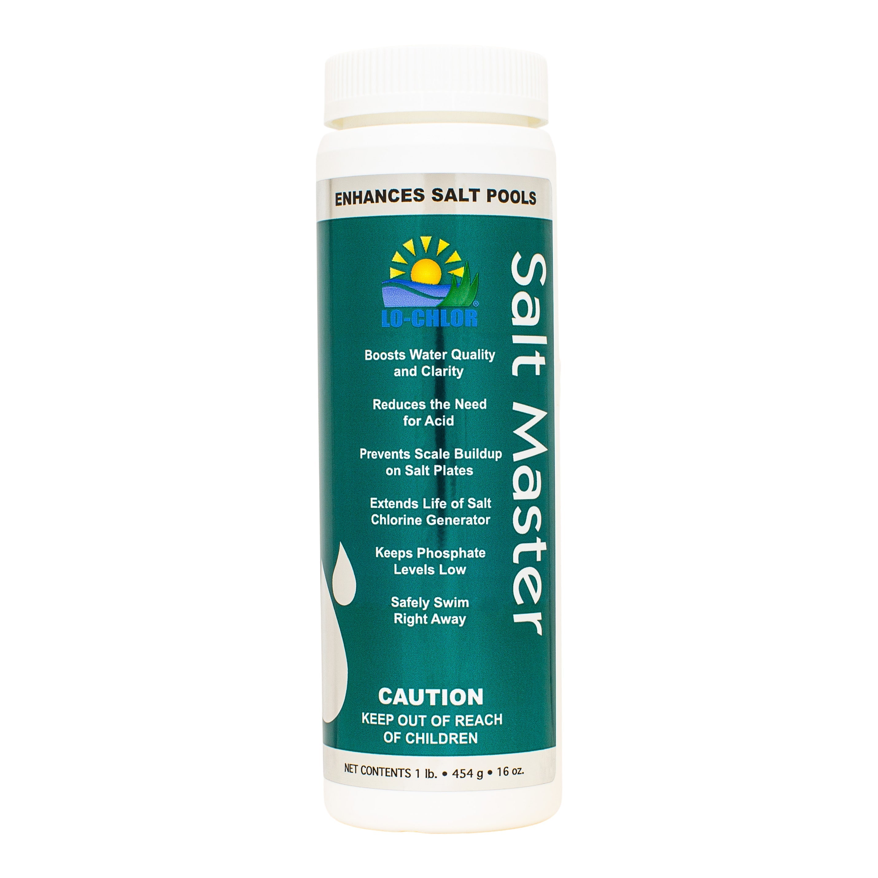 Lo-Chlor Salt Master Salt Water Pool Enhancer for Optimal Water Quality and Clarity