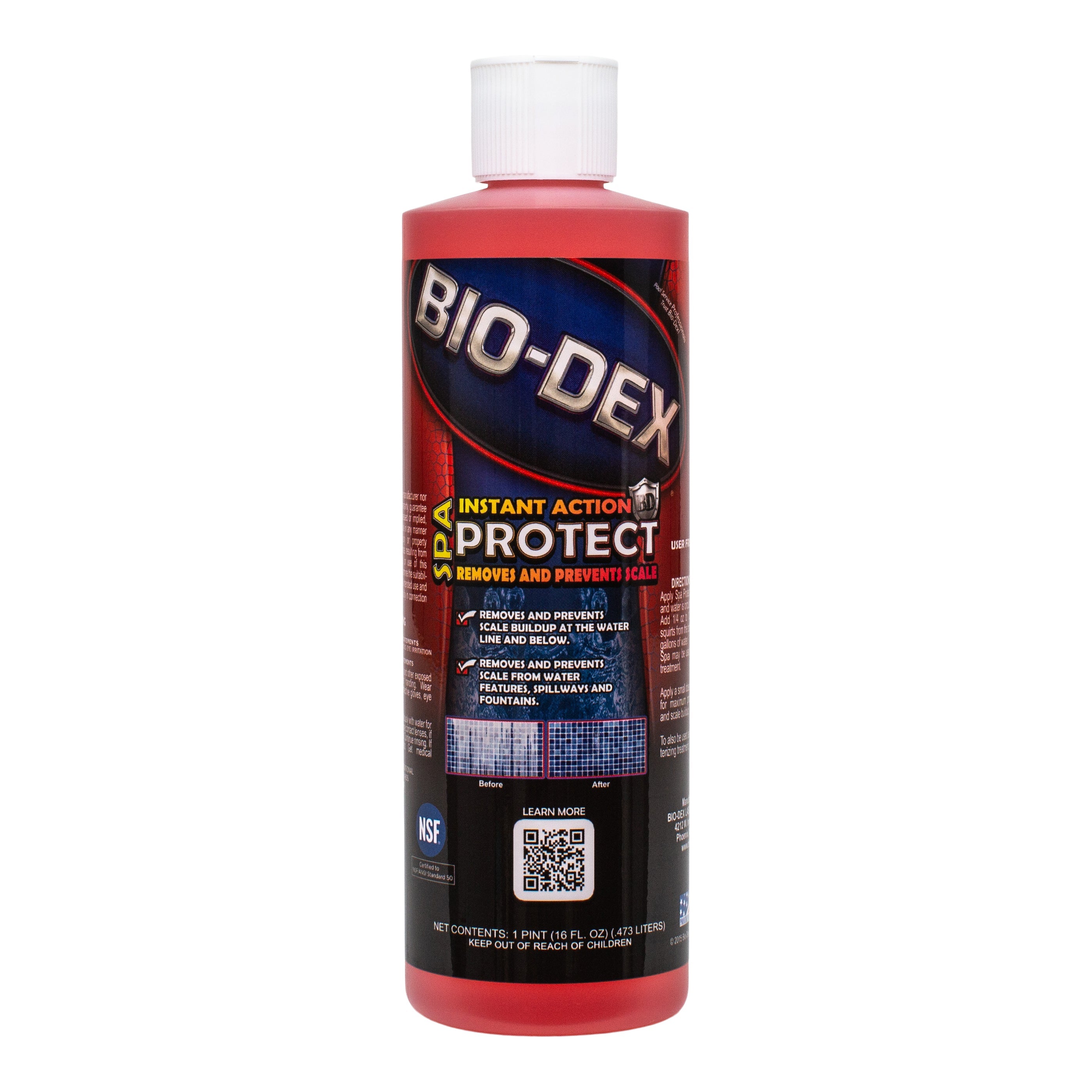 Bio-Dex Spa Protect Instant Action Stain And Scale Remover 48 Hour Results
