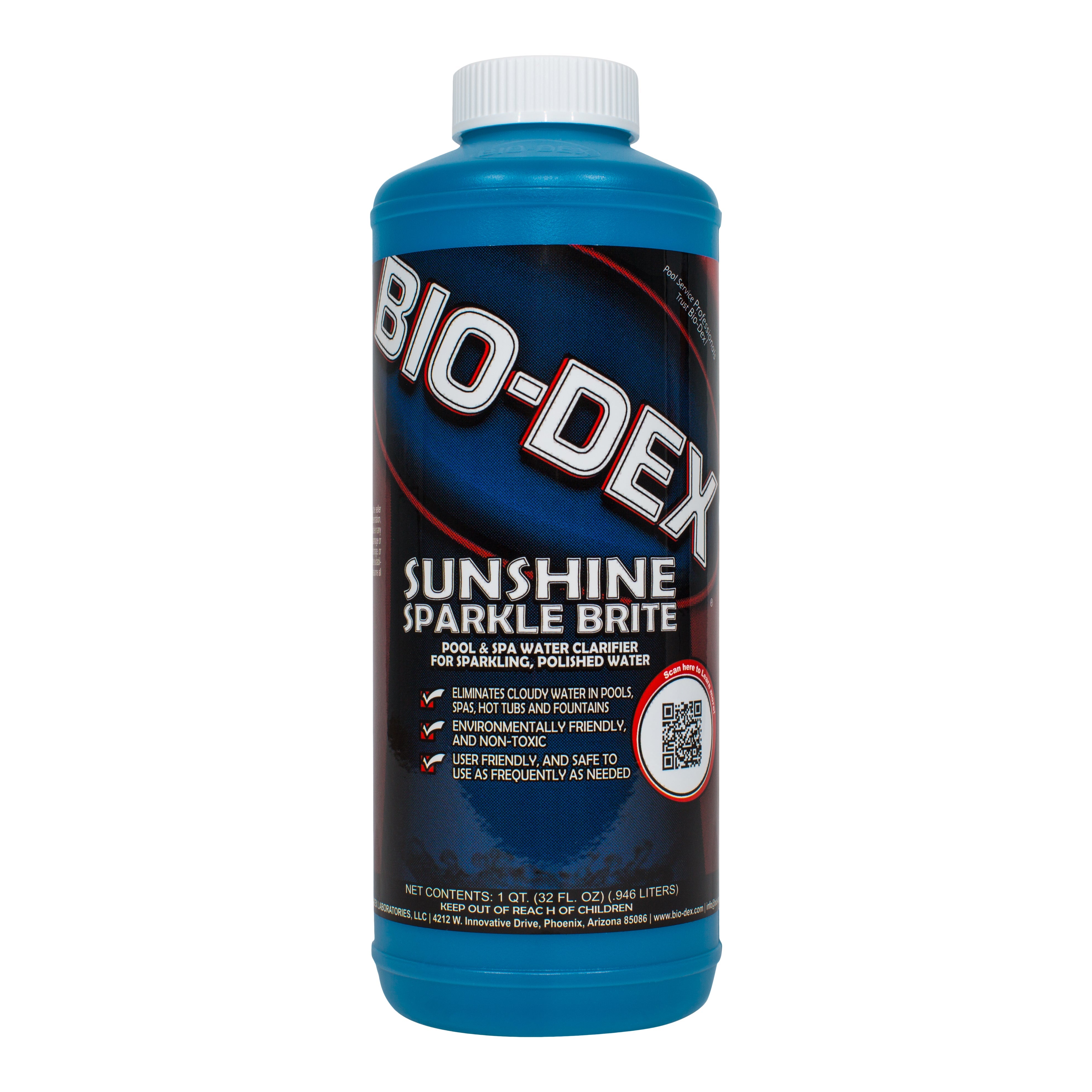 Bio-Dex Sunshine Sparkle Brite Pool and Spa Water Clarifier
