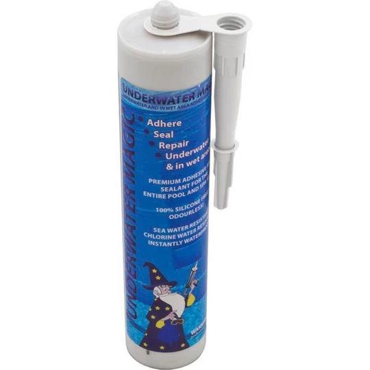 Sealant, Underwater Magic, 9.8 oz Tube, White by Duckies Pool Supply