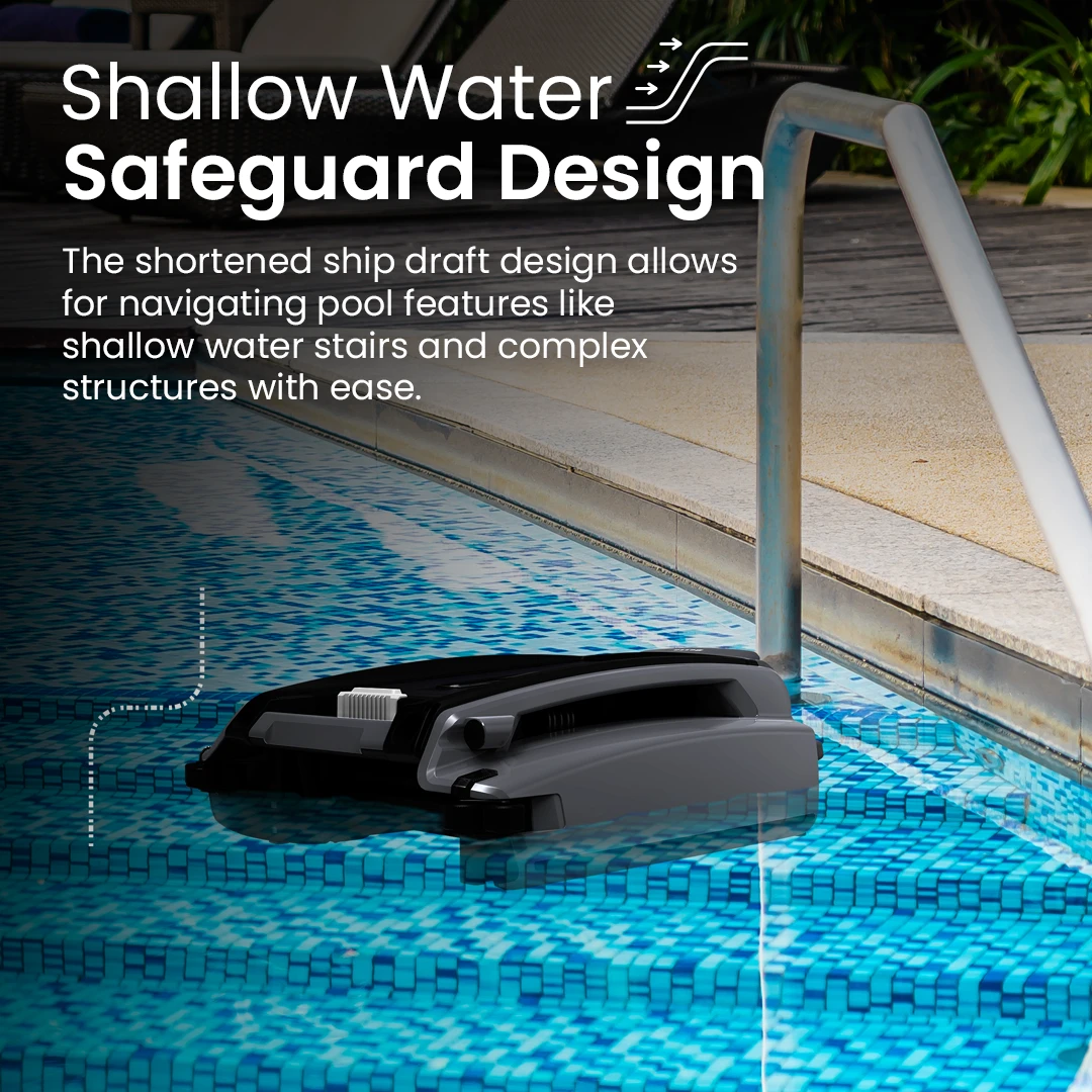 Betta SE Plus - Solar-Powered Robotic Pool Skimmer by Betta