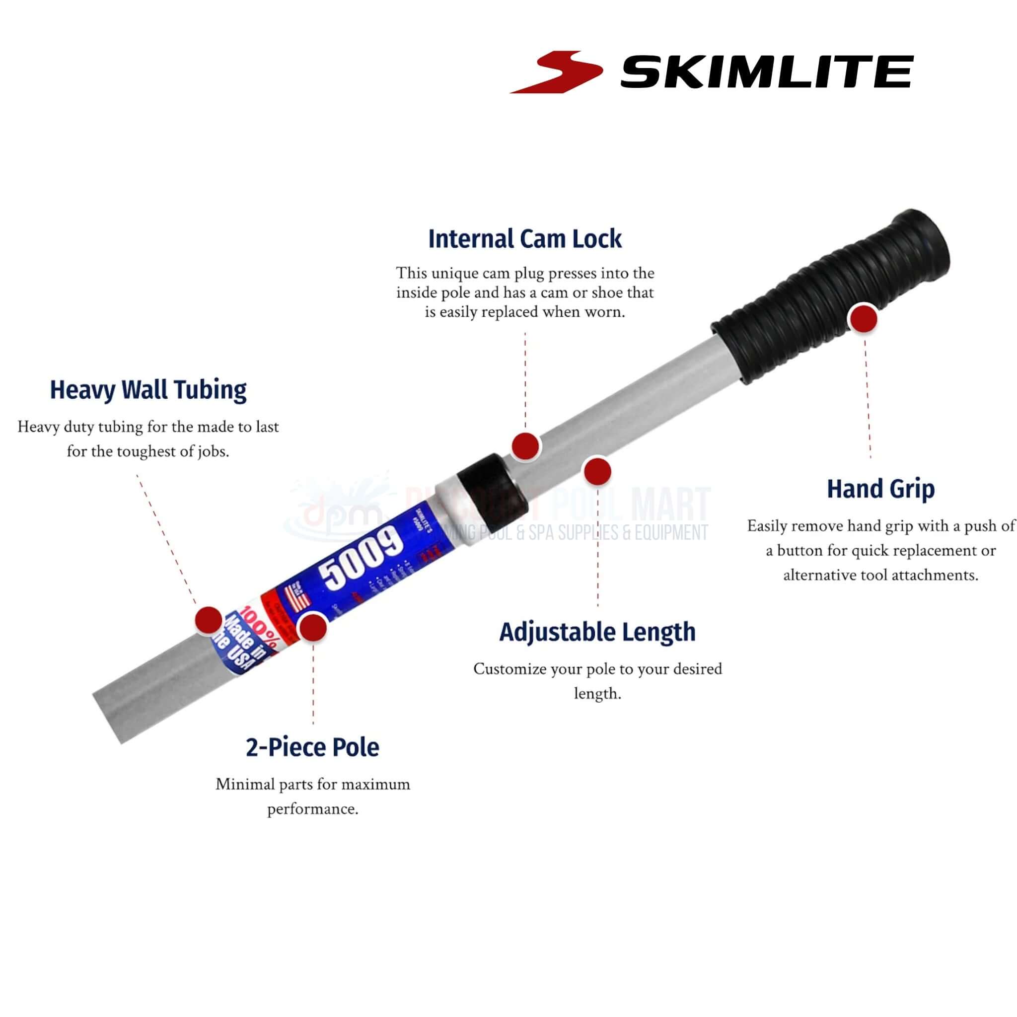 Skimlite Telescopic Pool Pole With Cam Lock | 8' - 16' | 5009