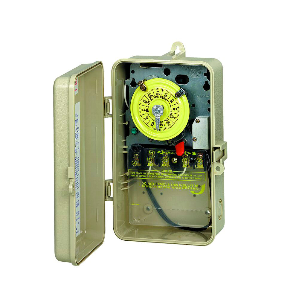 Mechanical 24 Hour Time Switch With Heater Protection