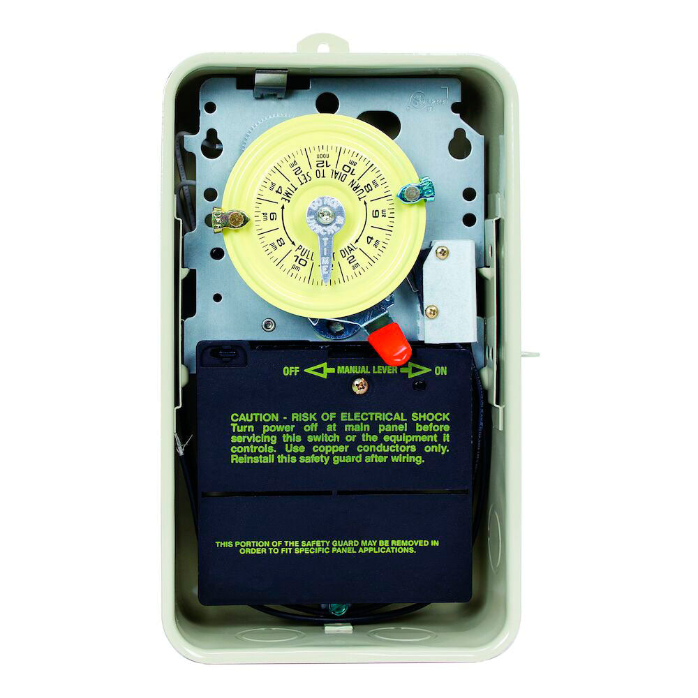Mechanical 24 Hour Time Switch With Heater Protection
