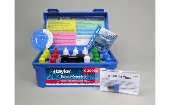 Complete High Range Pool Water Test Kit with 2 oz Reagents 8 Boxes/Case by Duckies Pool Supply